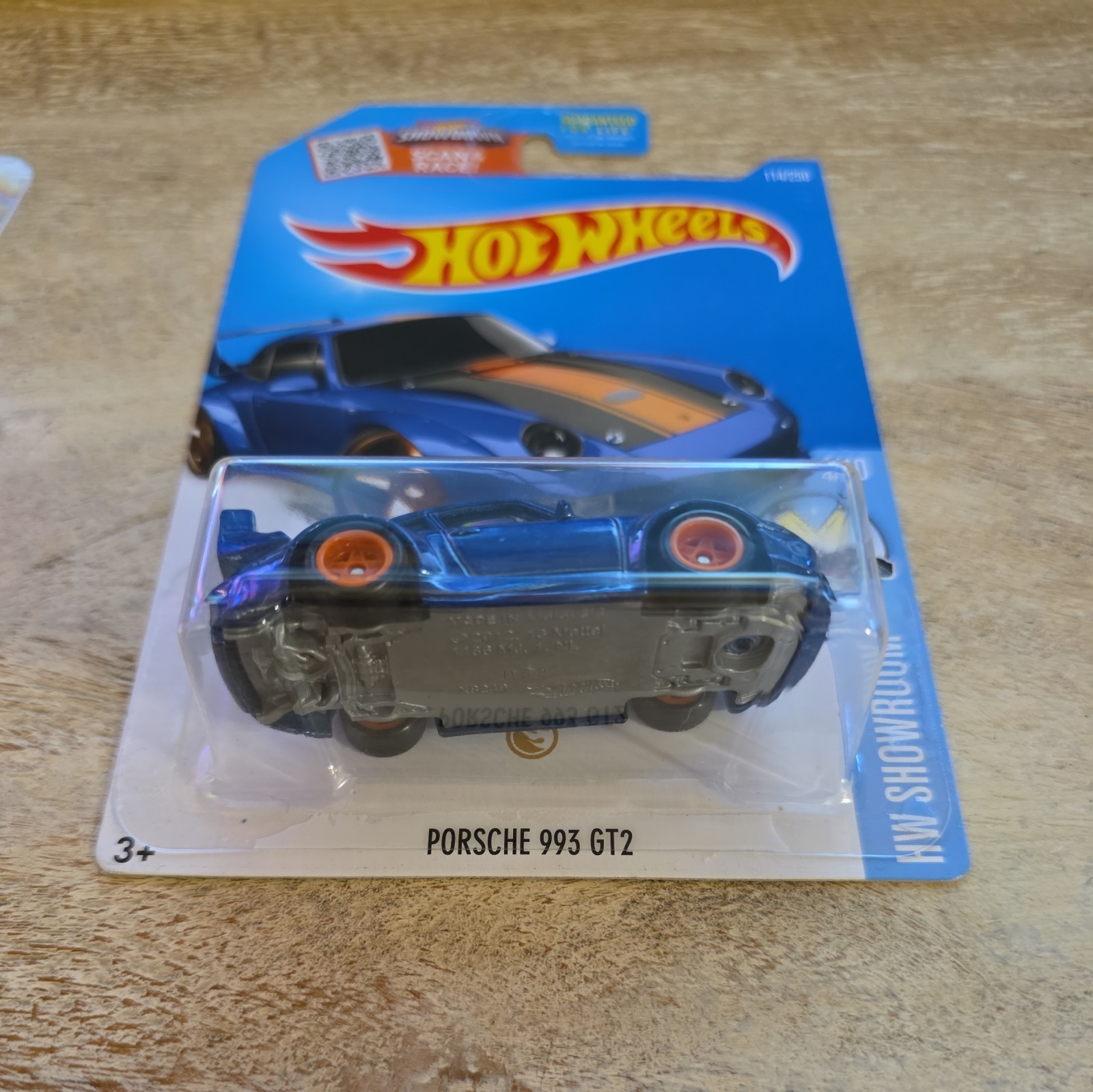 Hot Wheels Super Treasure Hunt Porsche 993 GT2 – Bubble a bit loose on top –