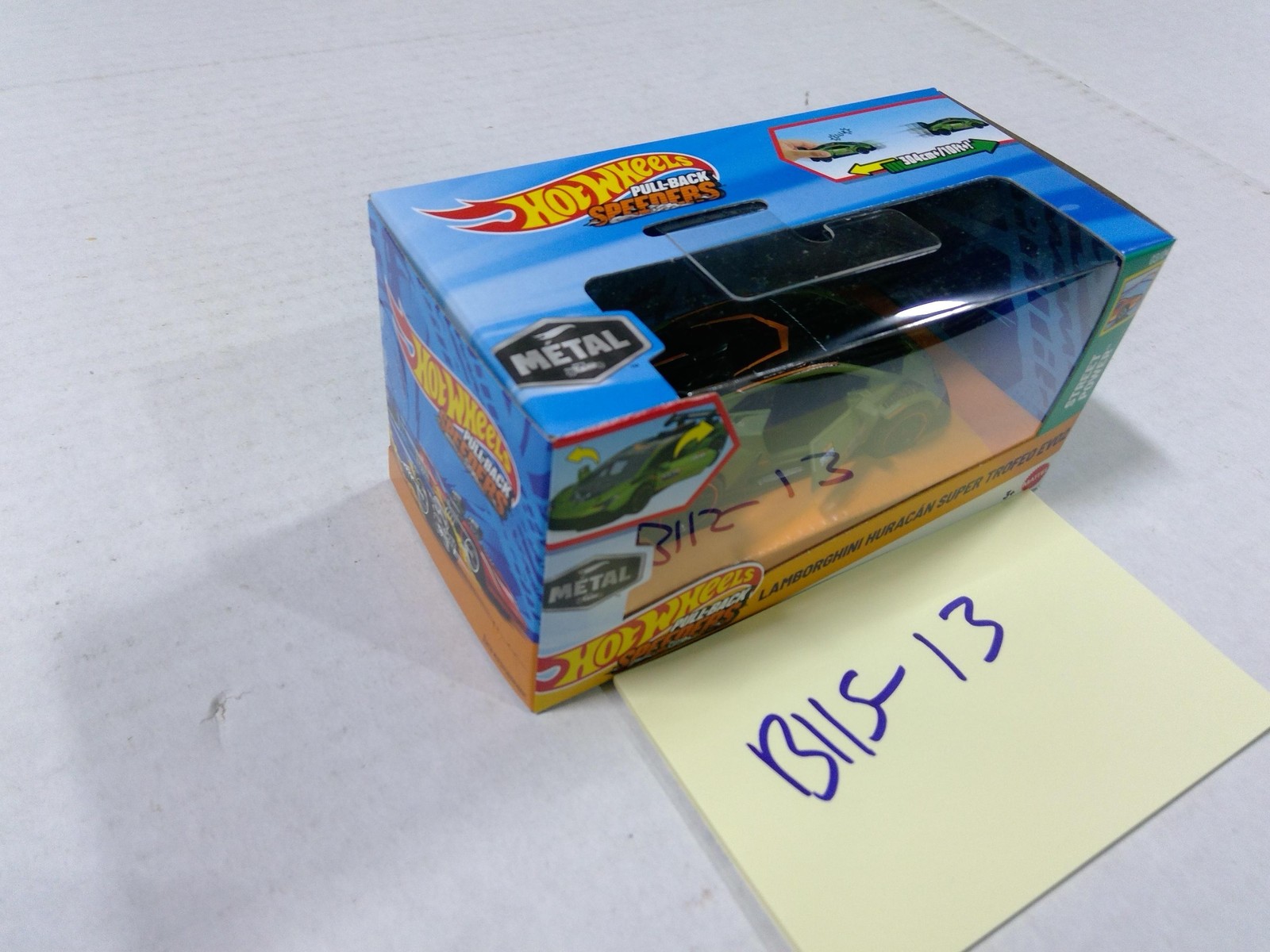 Hot Wheels Pull-Back Speeders Lamborghini Huracan Super Trofeo EVO2 Green