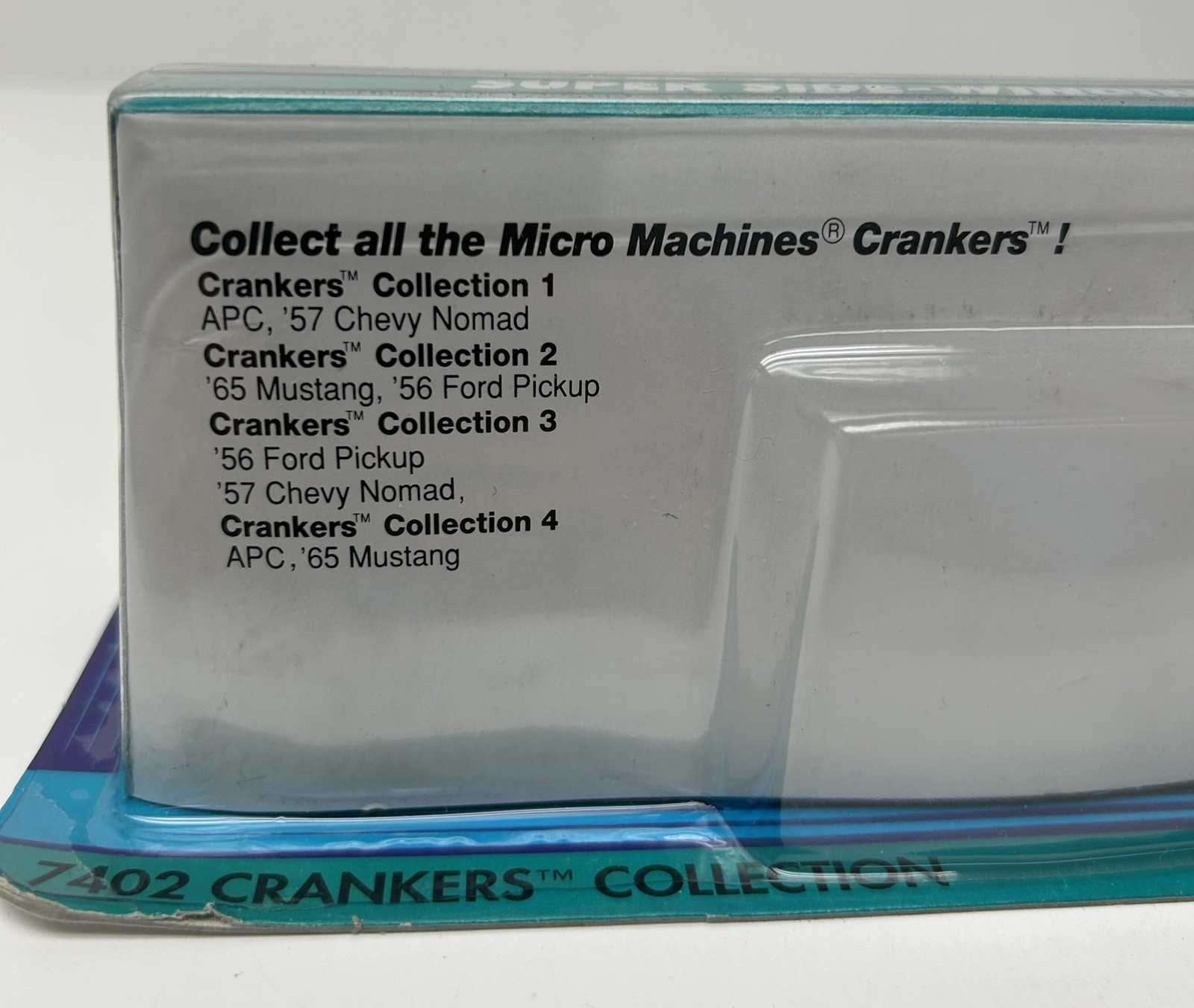 1990 Micro Machines Crankers Collection #4 Wind-Up Power-APC & 65’ Mustang (NEW)