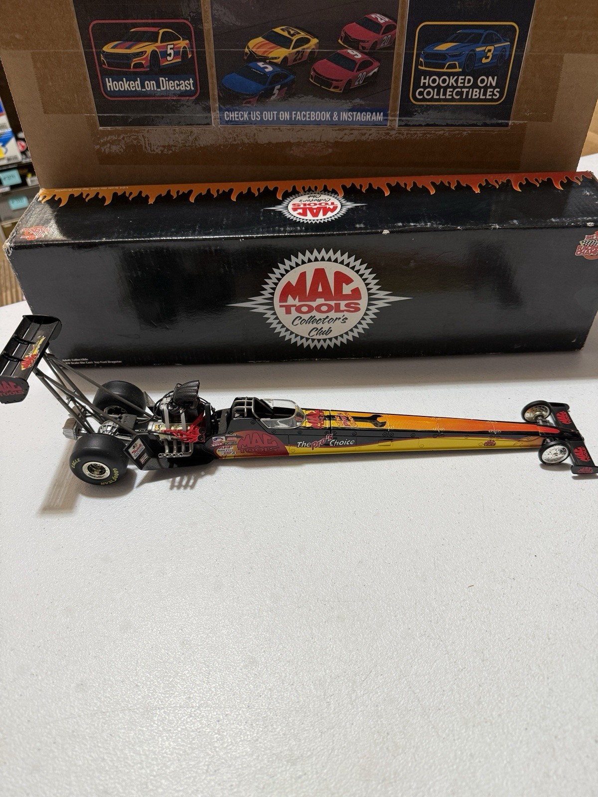 MAC TOOLS COLLECTORS CLUB 1999 PROMO NHRA Top Fuel Dragster 1/24 Diecast