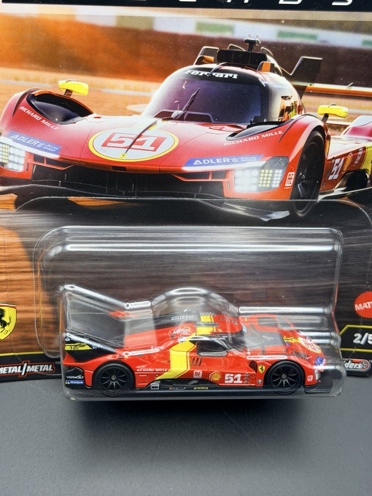 Hot Wheels Premium 2025 Car Culture Circuit Legends Ferrari 499P Red 1:64