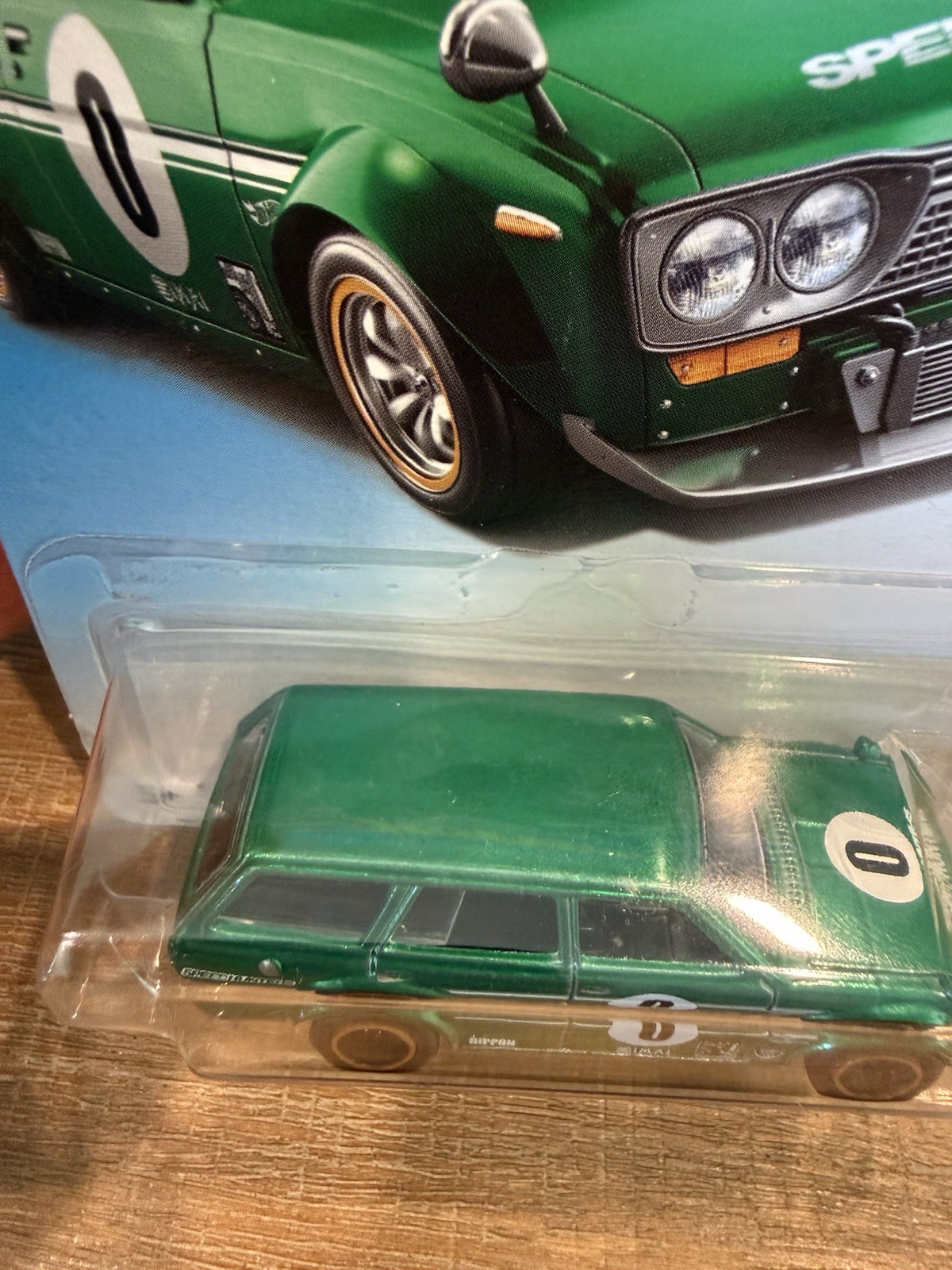 Hot Wheels ’71 DATSUN BLUEBIRD 510 WAGON 2018 LEGENDS TOUR GREEN – CRACK BLISTER
