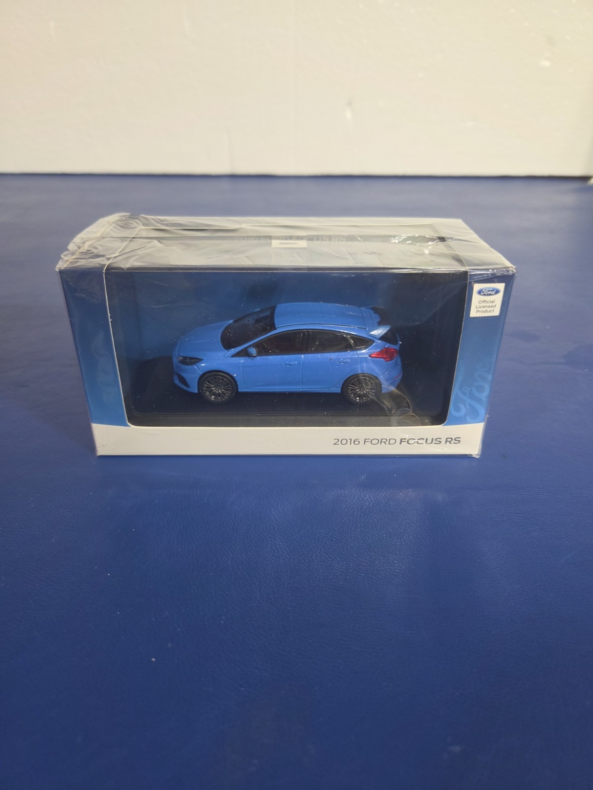 Brand New Sealed 1/43 Norev Focus RS 2016 Nitrous Blue Die Cast Licensed by Ford