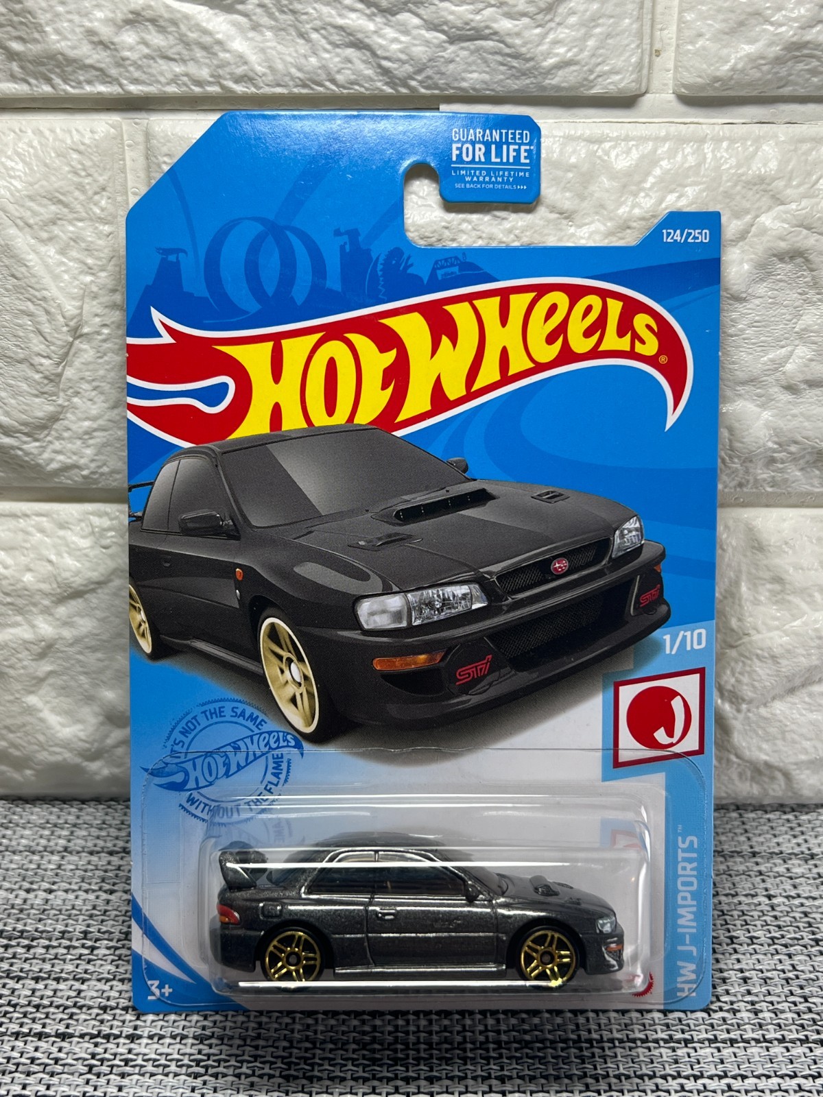 Hot Wheels HW J-Imports 1/10 ’98 Subaru Impreza 22B-STi Version 124/250 Gray