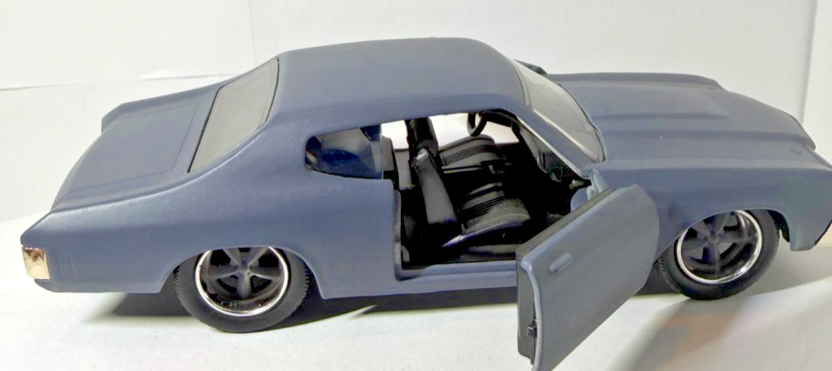 Dom’s 1970 Chevy Chevelle SS Primer Grey & 1973 Camaro F-Bomb Hard Top 1/32