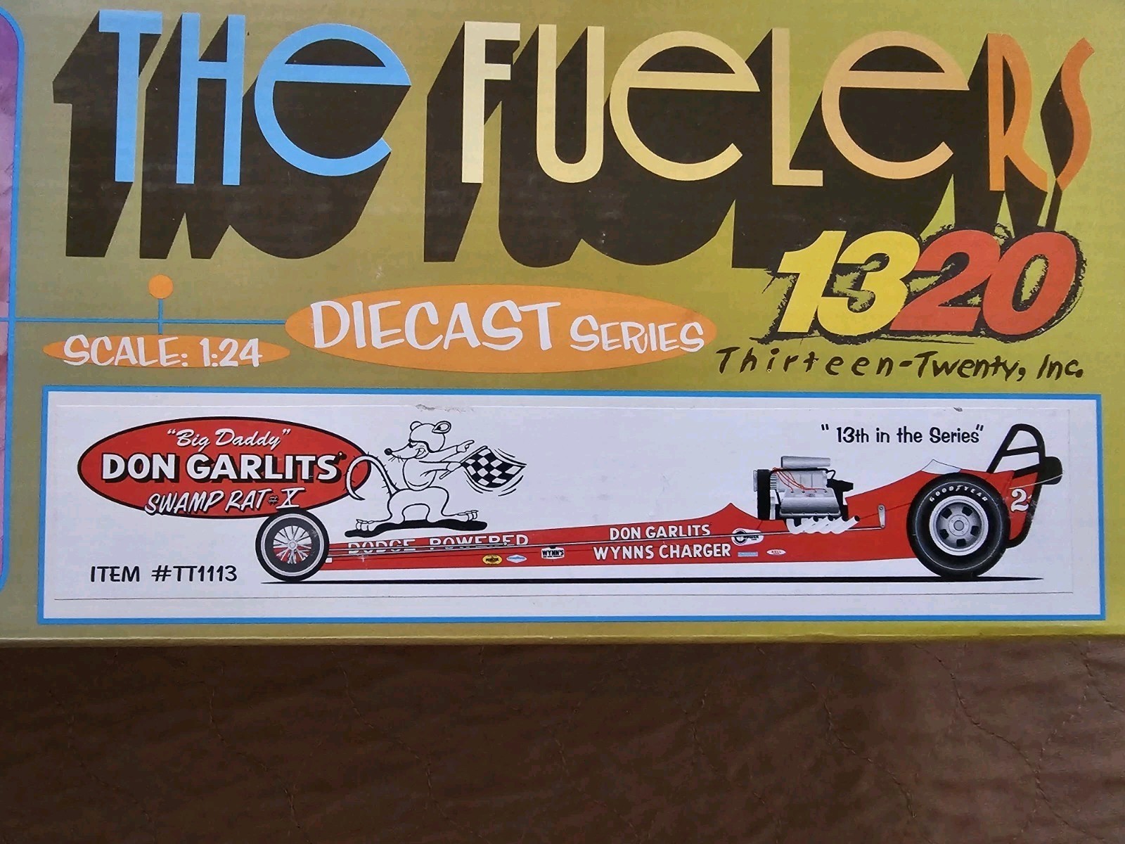 1320 The Fuelers 1:24 Swamp Rat X Don Garlits 1966 Dodge Top Fuel Dragster