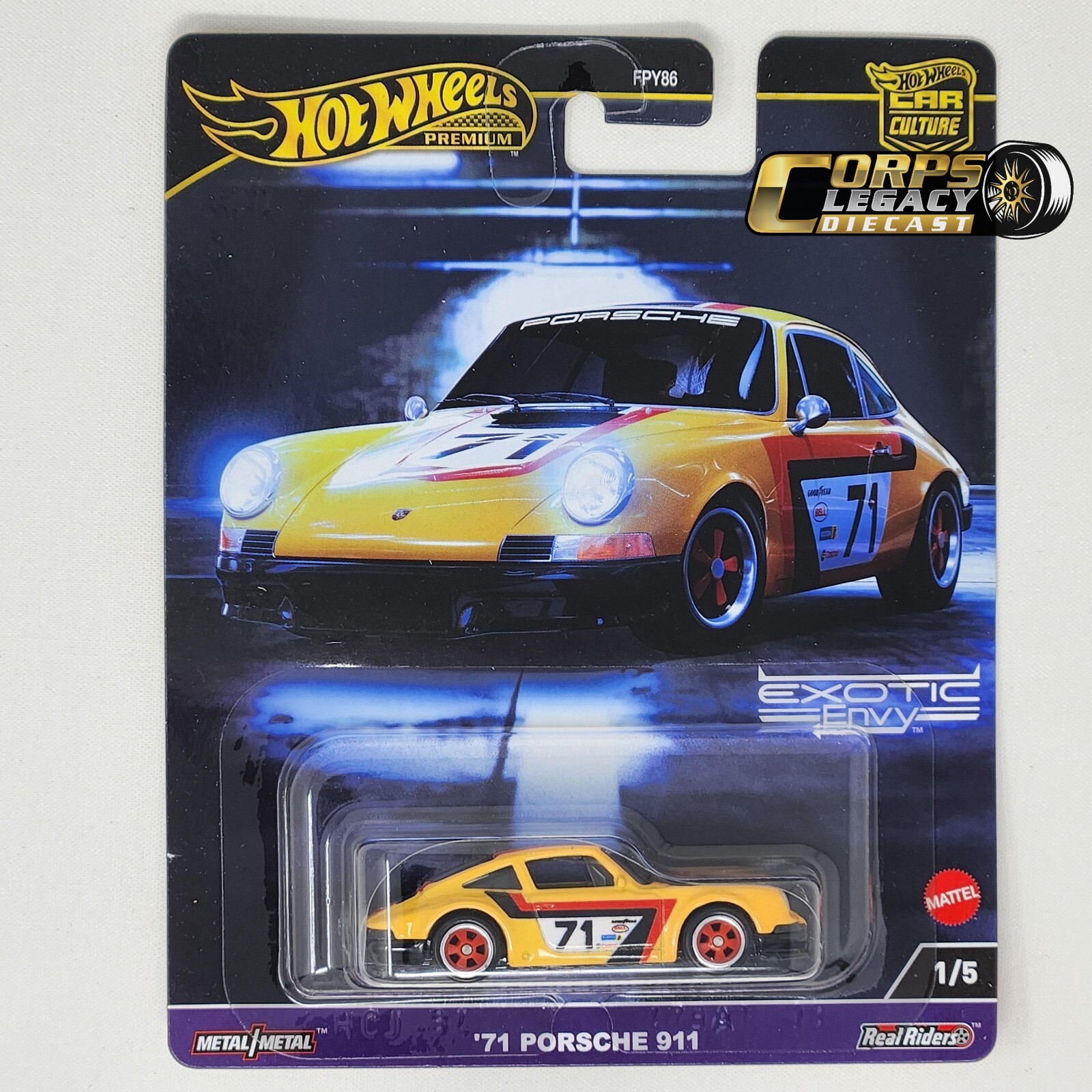 Hot Wheels Car Culture Exotic Envy Premium [5 Car Set] 2024 G Case Mix 7