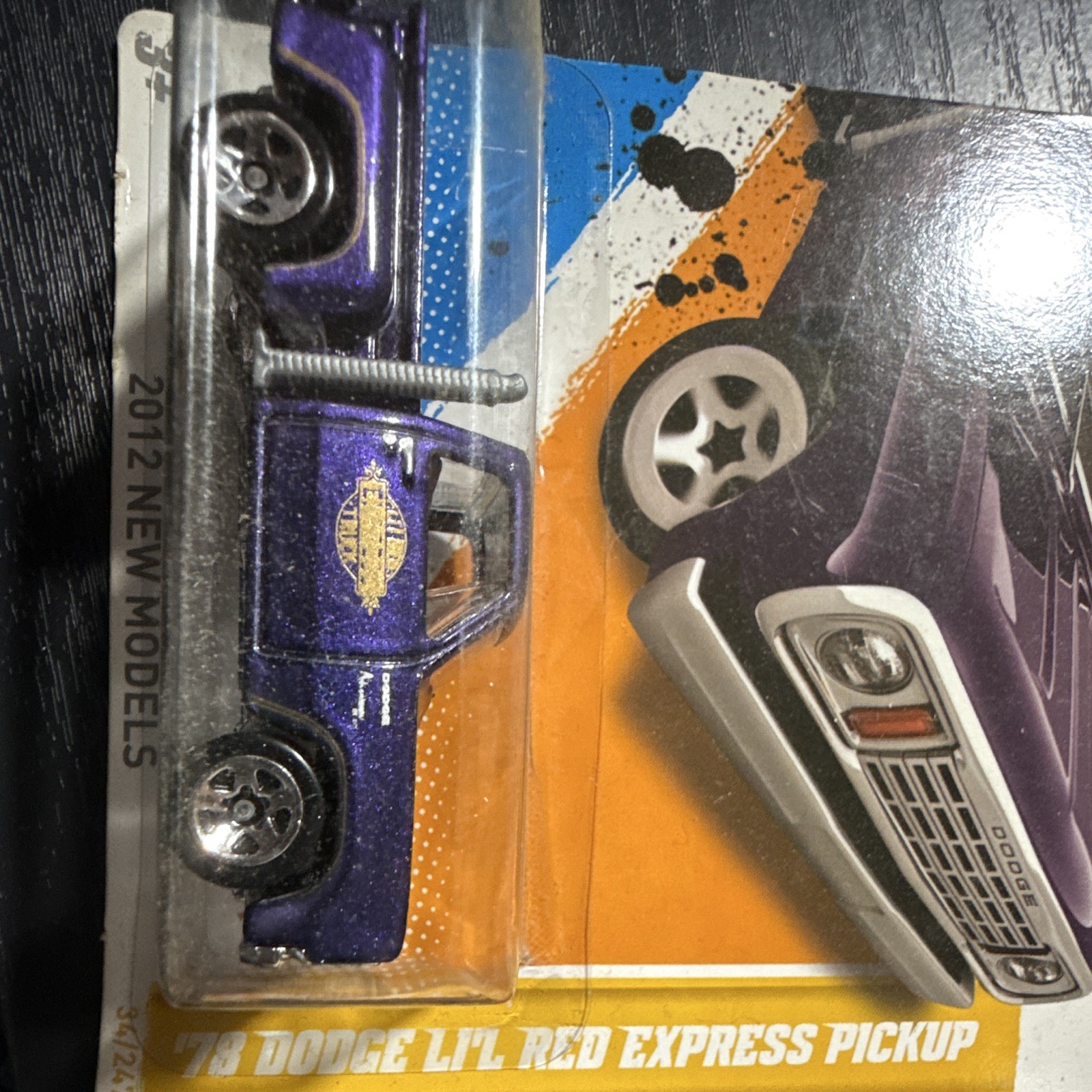 Hot Wheels 2012 New Models 1:64 1978 Dodge Li’l Red Express Purple Diecast