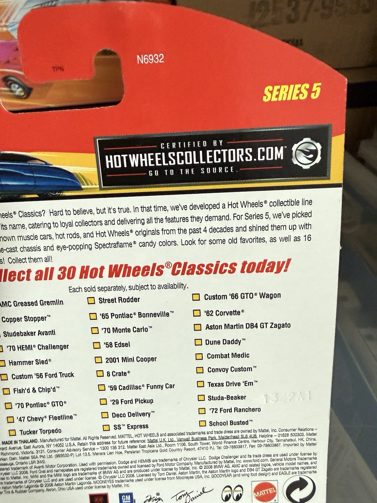 Hot Wheels Classics Series 5 – Tucker Torpedo in Light Blue