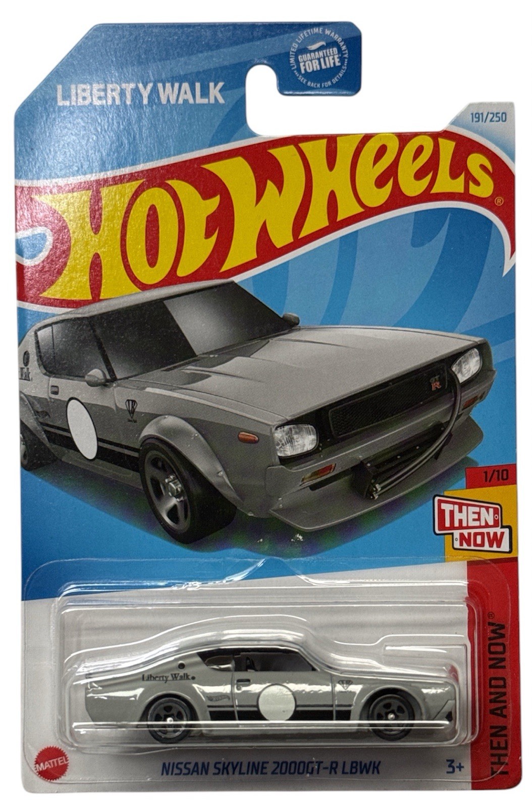 2024 Hot Wheels Then and Now 1/10 Nissan Skyline 2000GT-R LBWK 191/250