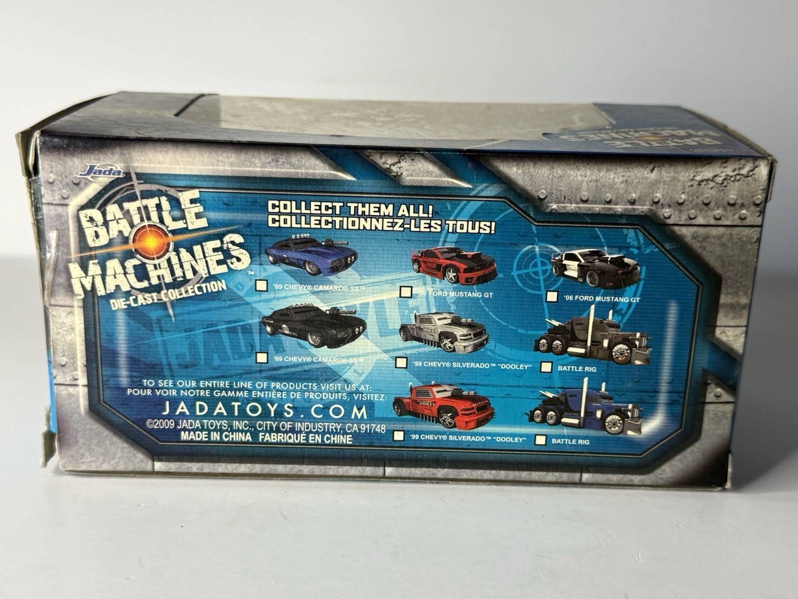 Jada Battle Machines Battle Rig Heavy Hitter Blue And Truck 1:64 2009 MIB