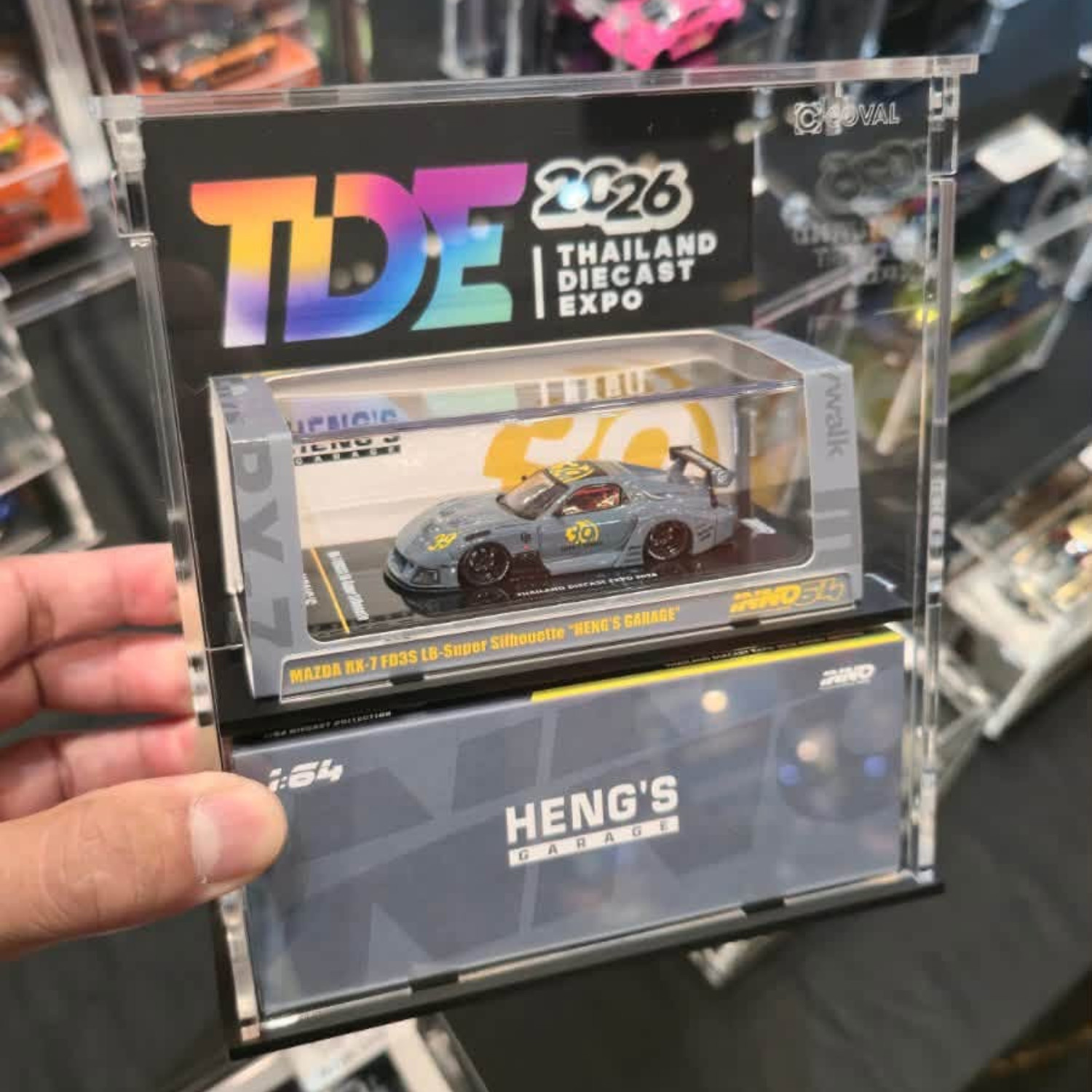 INNO64 Mazda RX-7 FD3S LB-Super Silhouette CHASE + Exclusive TDE 2026 COVAL Case