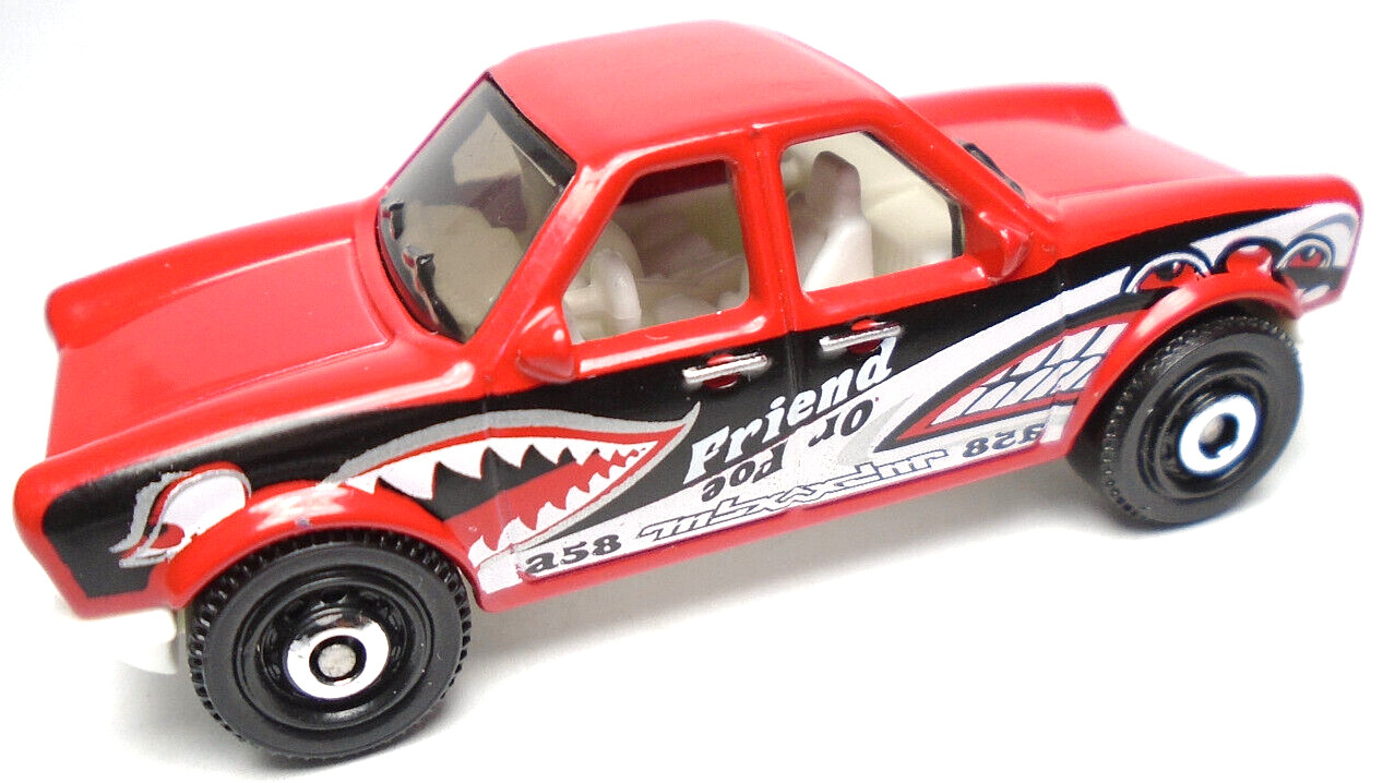 2021 MATCHBOX PUSH’N PULLER #A58 FRIEND OR FOE RED 1:64 DIECAST 2 1/2″ RACE CAR