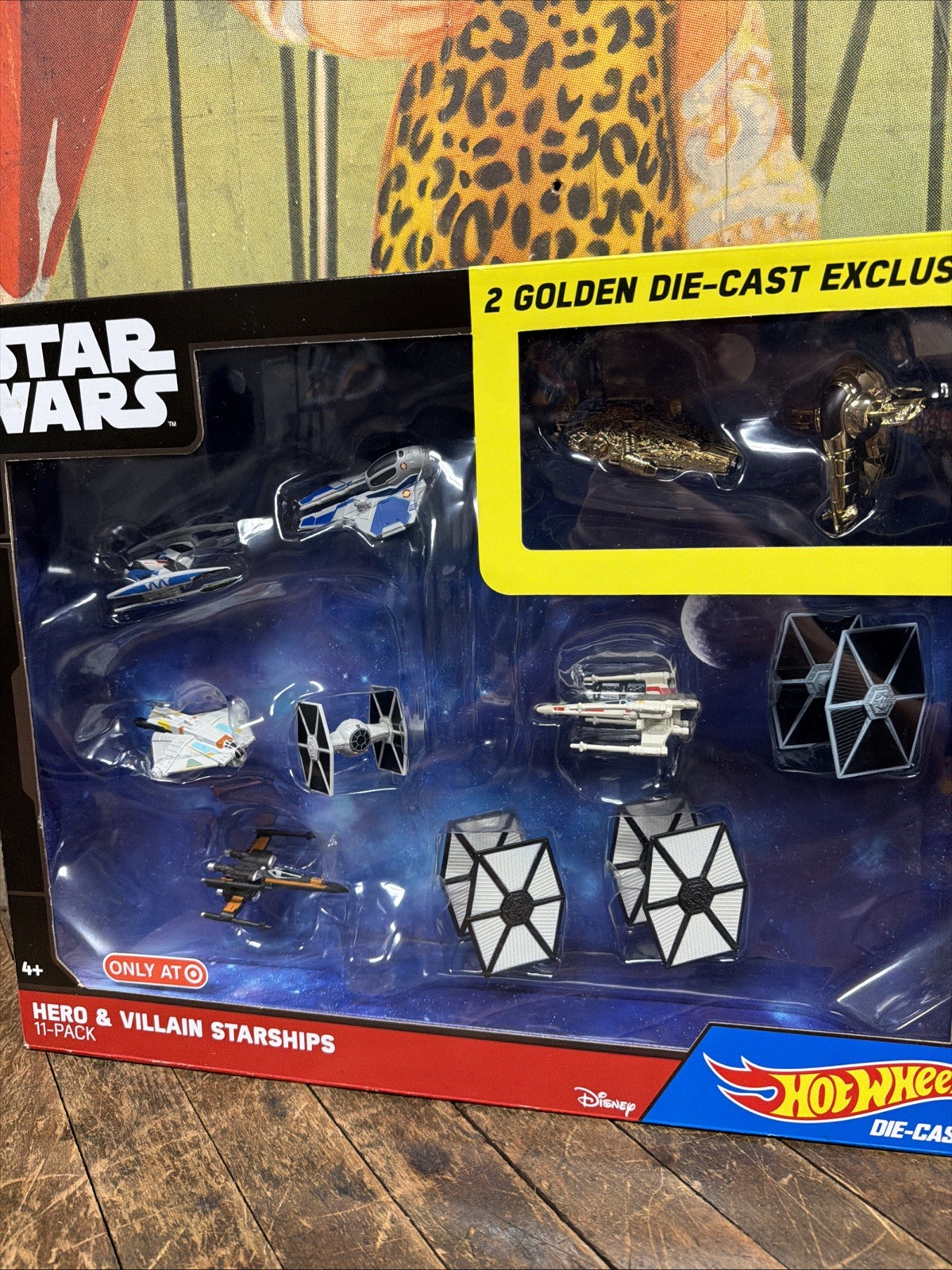 HOT WHEELS DIECAST DISNEY STAR WARS HERO & VILLAIN STARSHIPS 11 PACK FIGURE RARE