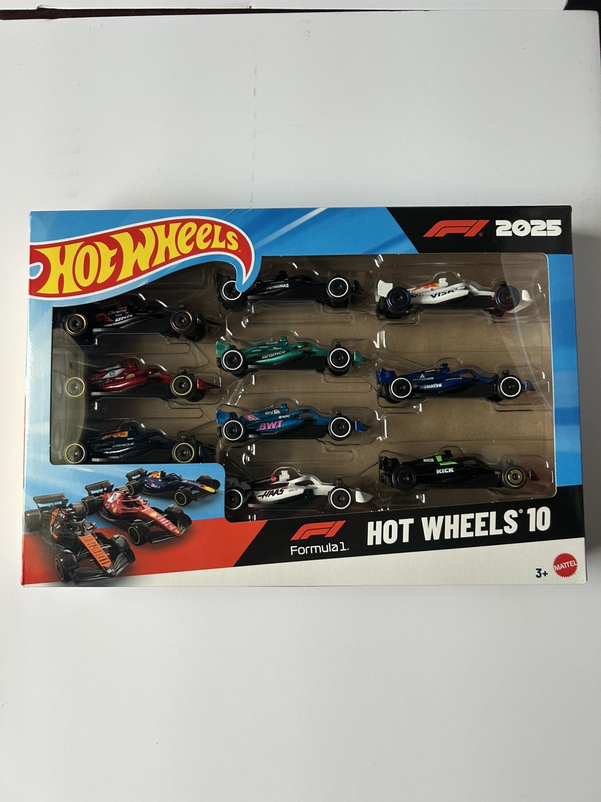 New 🔥 Hot Wheels Formula 1 2025 Racing Team 10-Pack New Ferrari F1🔥