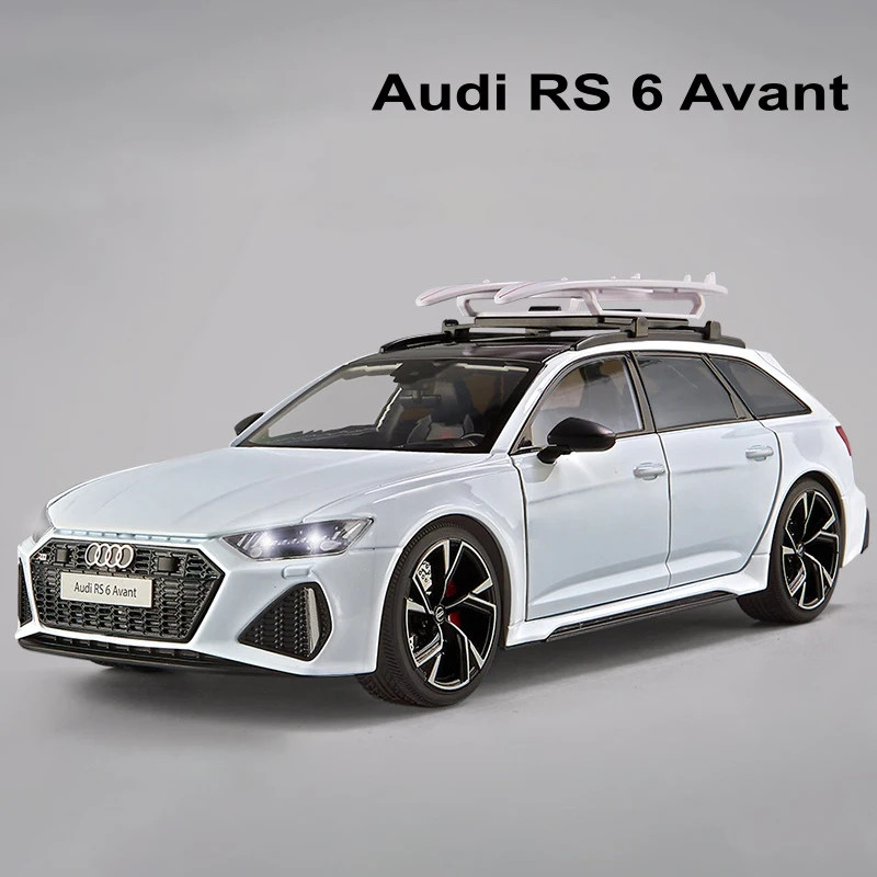 1:18Audi RS6 Avant Station Wagon Alloy Car Model Diecasts Metal Sports Car Vehi