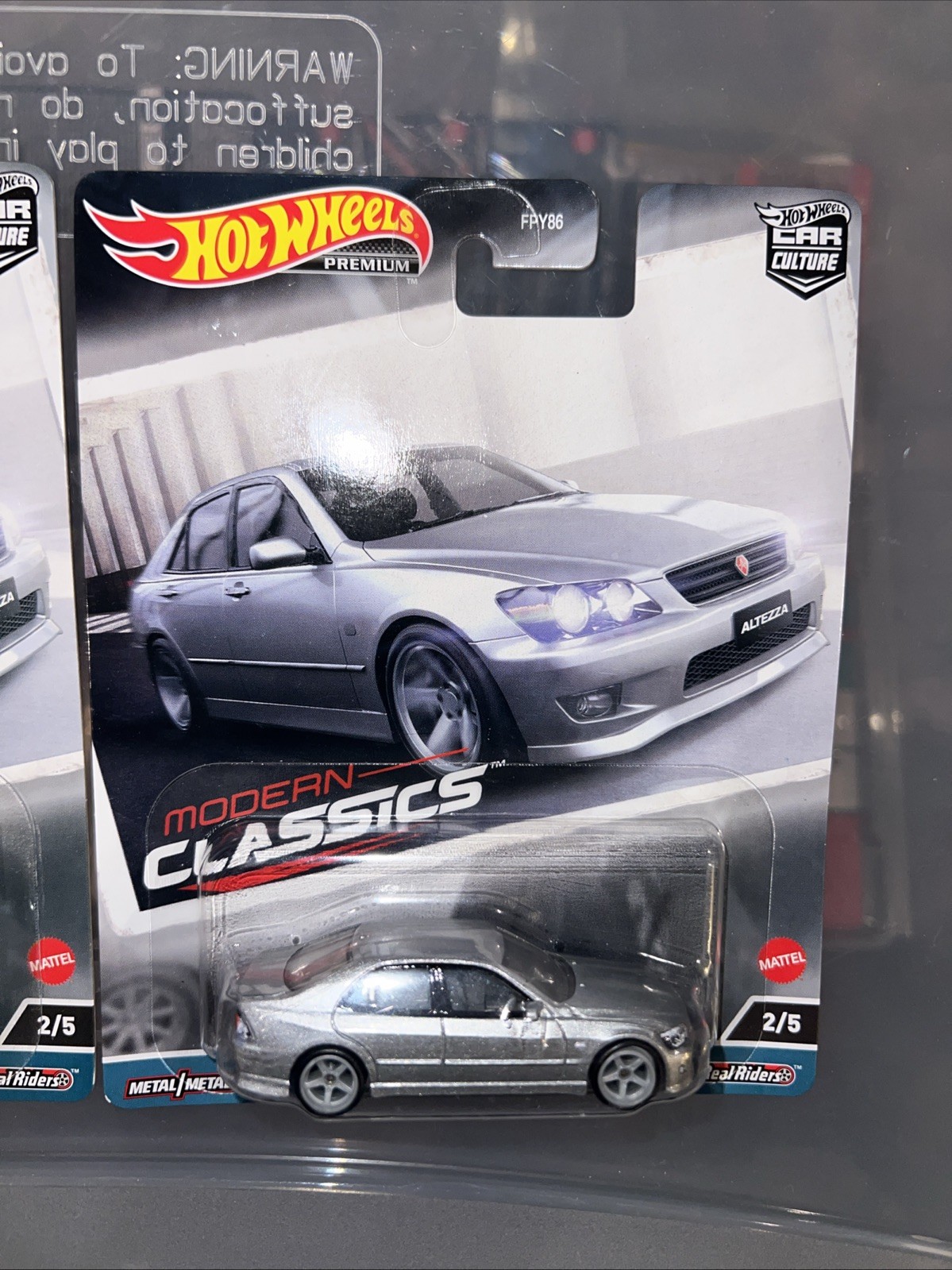 Lot Of 2 Hot Wheels 2024 Premium ‘98 Toyota Altezza Car Culture Modern Classics!