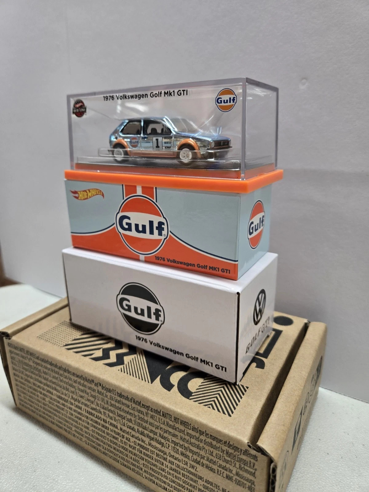 2026 Hot Wheels RLC 1976 Volkswagen Golf MK1 GTI Gulf Livery 🔥 In Hand !!