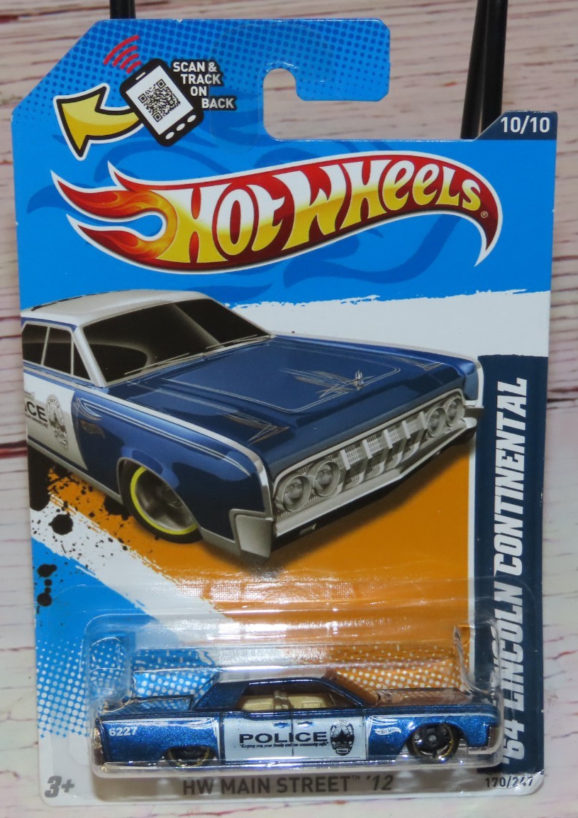 Hot Wheels HW Main Street ’64 Lincoln Continental Police