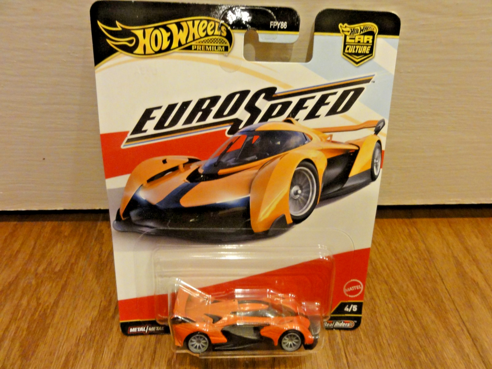Hot Wheels Premium Car Culture Euro Speed Mclaren Solus GT Real Riders Diecast