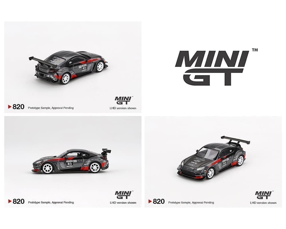 Mini GT Toyota GR86 Larry Chen’s HKS Turbocharged GR86 Grey #820 1/64