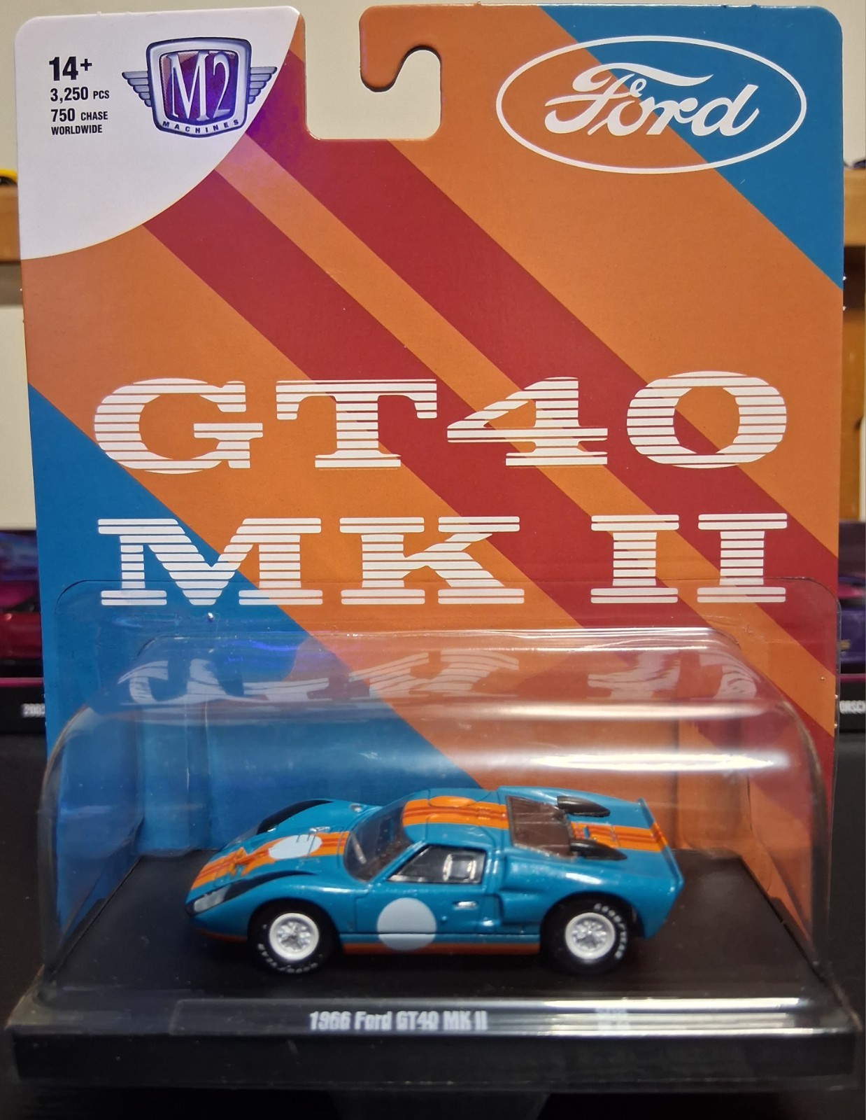 M2 Machines Auto Drivers 1966 Ford GT40 MK2