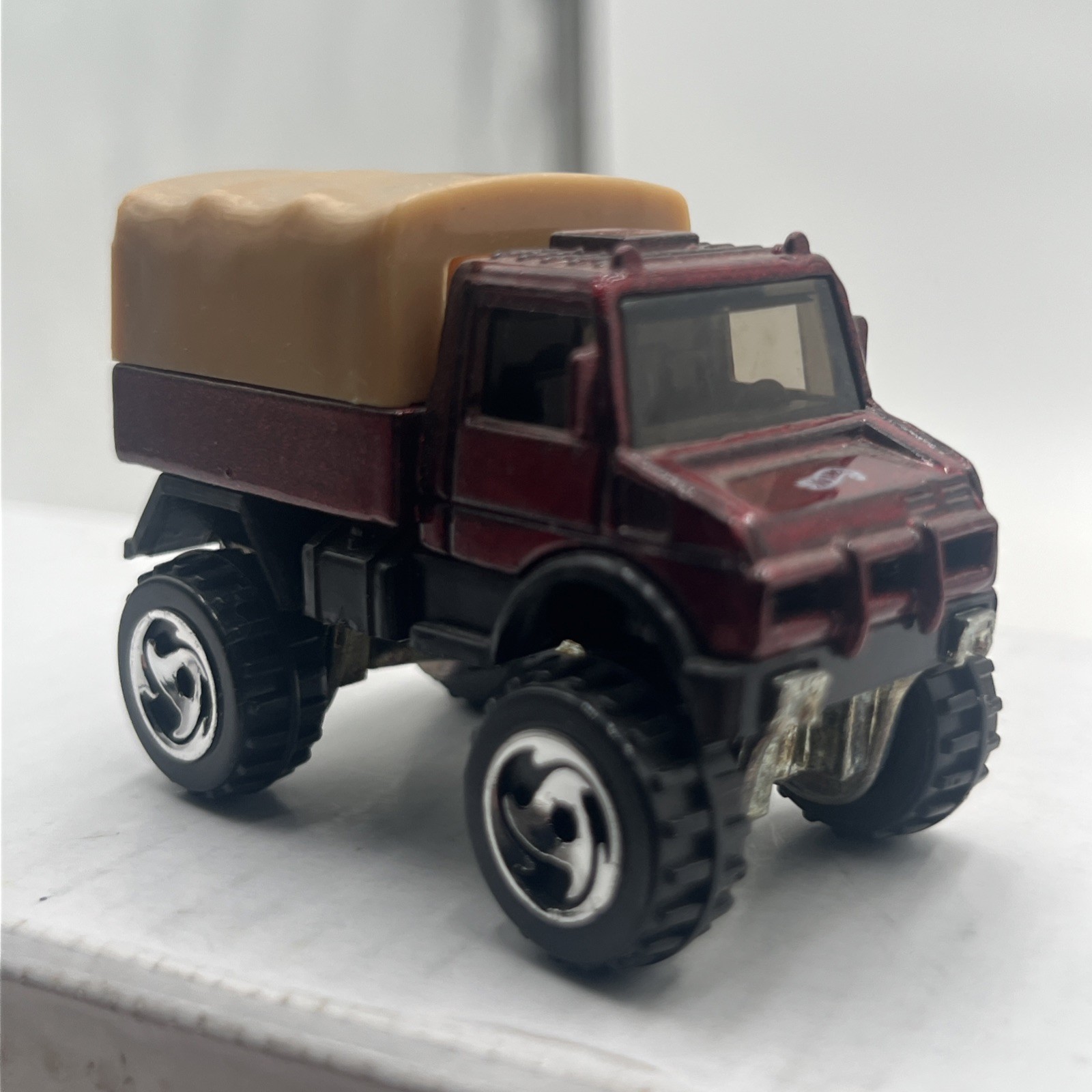 VTG 1990 Hot Wheels Mercedes Benz Truck Personnel Carrier Military Removable top