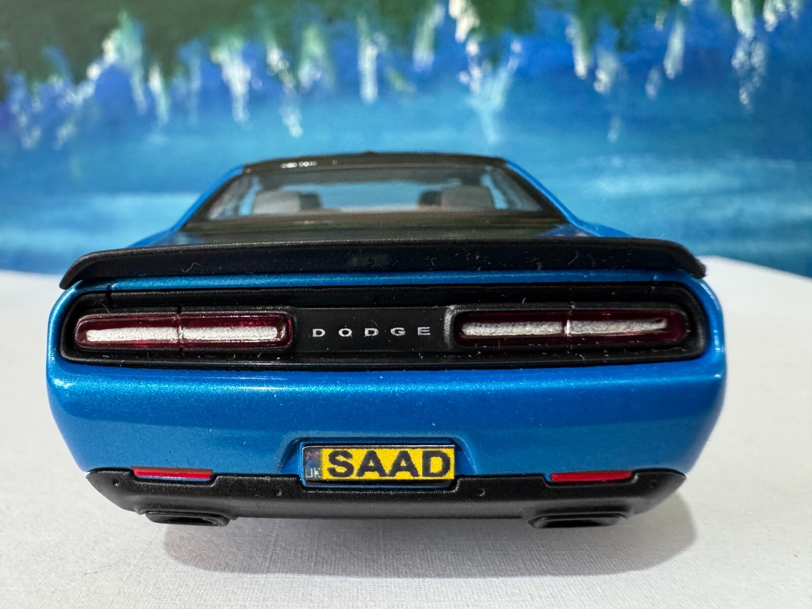 Dodge Challenger SRT Demon 170 Any Name Plate – 1:40 boy Toy Car Gift w/Sleeve