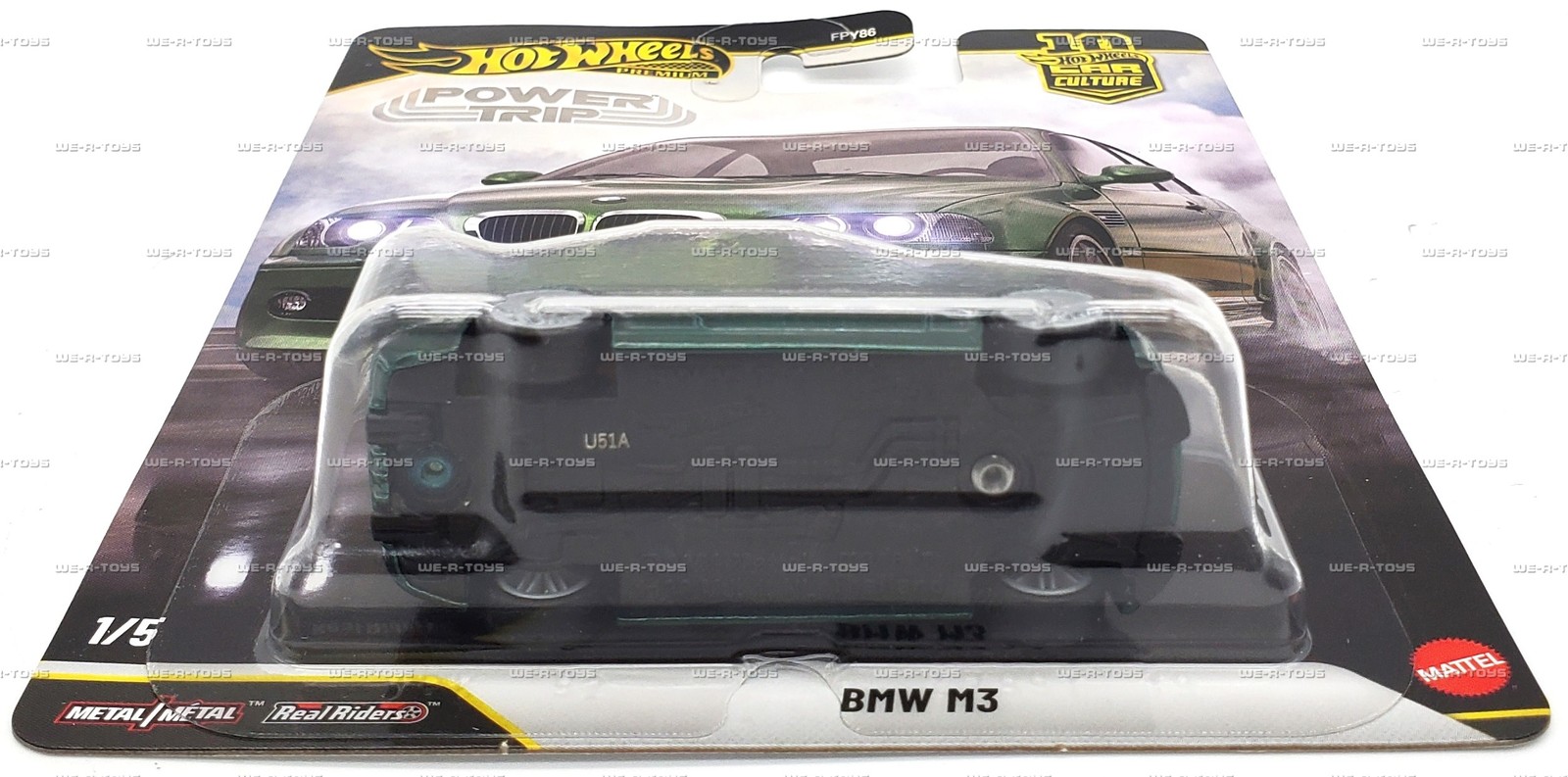 Hot Wheels Premium Power Trip BMW M3 #1/5 Car Culture FPY86 1/64 Mattel