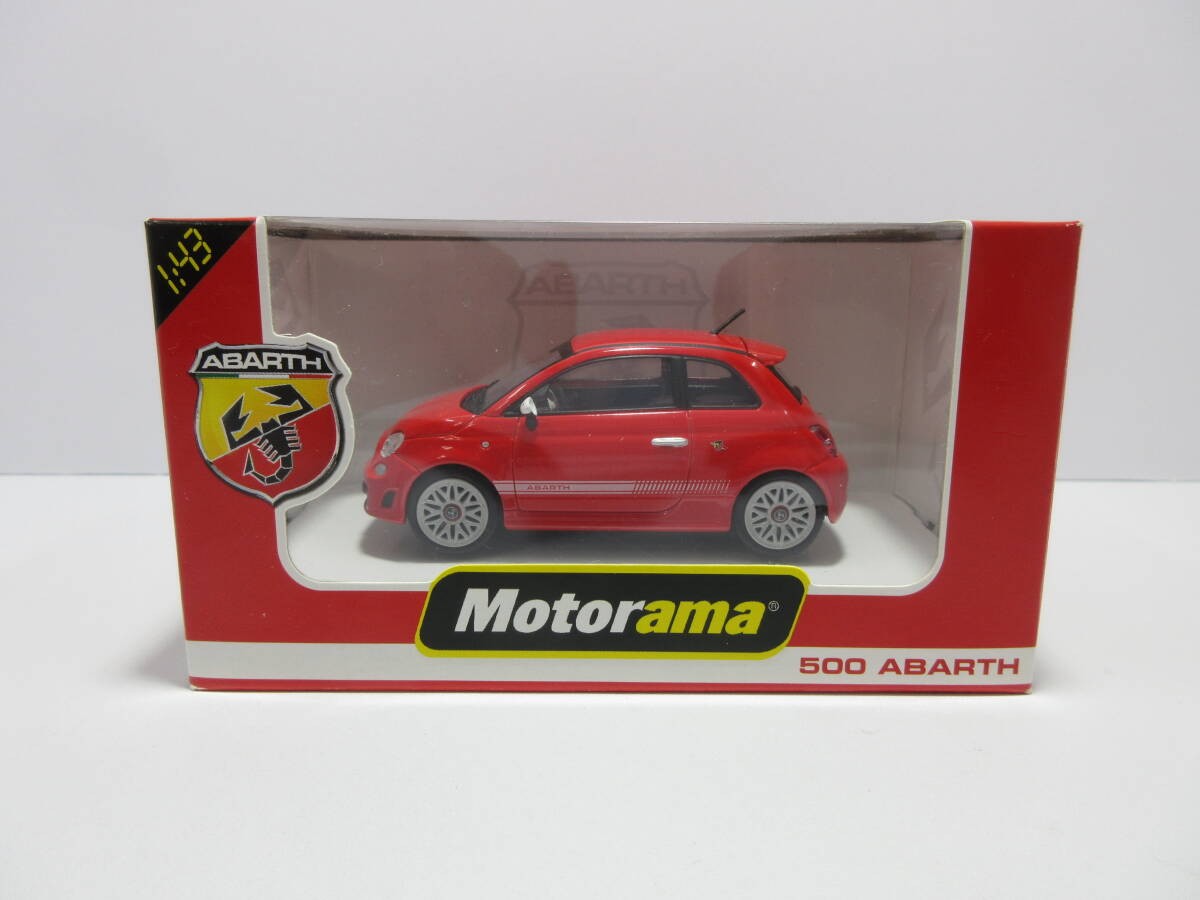 FIAT Abarth 500 Red 1 43 Scale Color Sample Minicar Dealer Promo Rare
