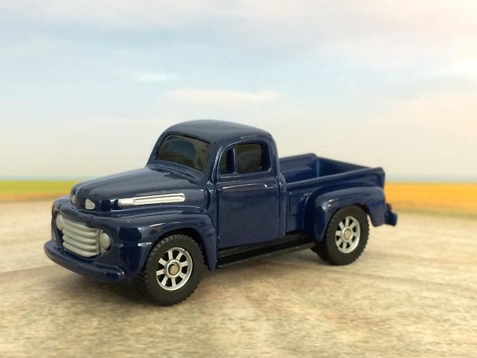 Vintage Motoring 1948 Ford F1 Flathead V8 Step-Side Pickup 1/64 Scale Ltd Ed P14