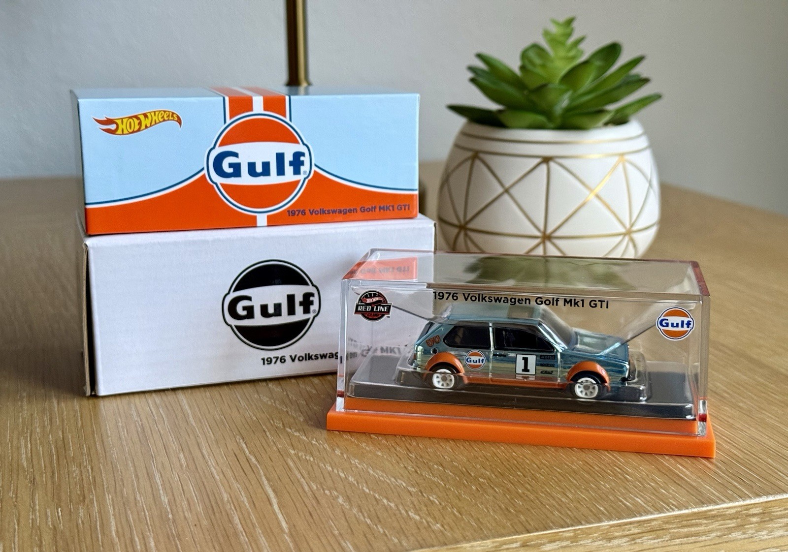 Hot Wheels RLC Exclusive 1976 Volkswagen Golf MK1 GTI Gulf ✨