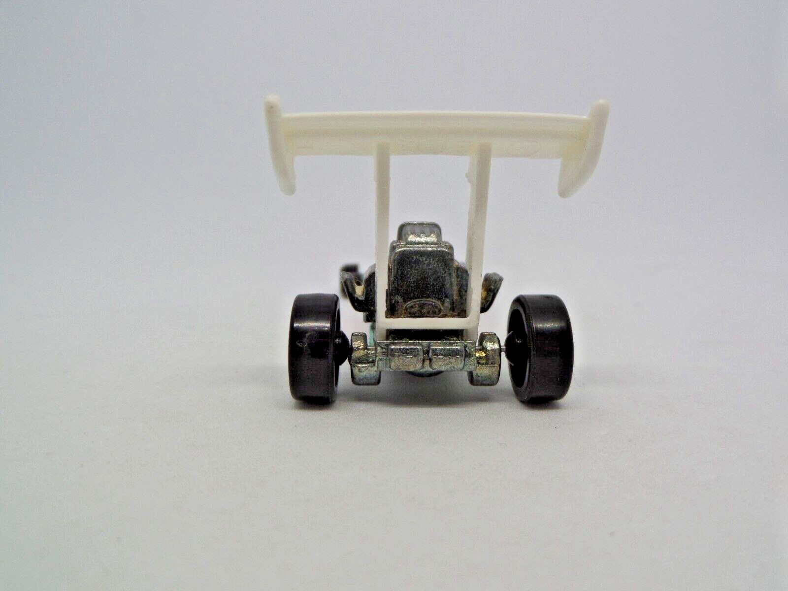 Hot Wheels Top Fuel Dragster Drag Car 1 T/F Blue Chrome Race Car 92′ Wood LOOSE