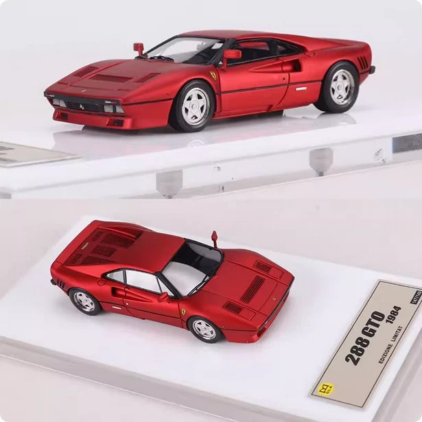 1:64 DMH Rosso Corsa (Red) 1984 288 GTO Racing Sports Model Diecast Resin Car