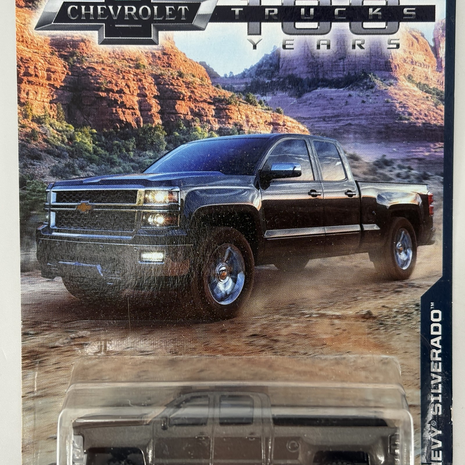 Matchbox ’14 Chevy Silverado Chevrolet Trucks 100 Years DVL52 Diecast Gray New