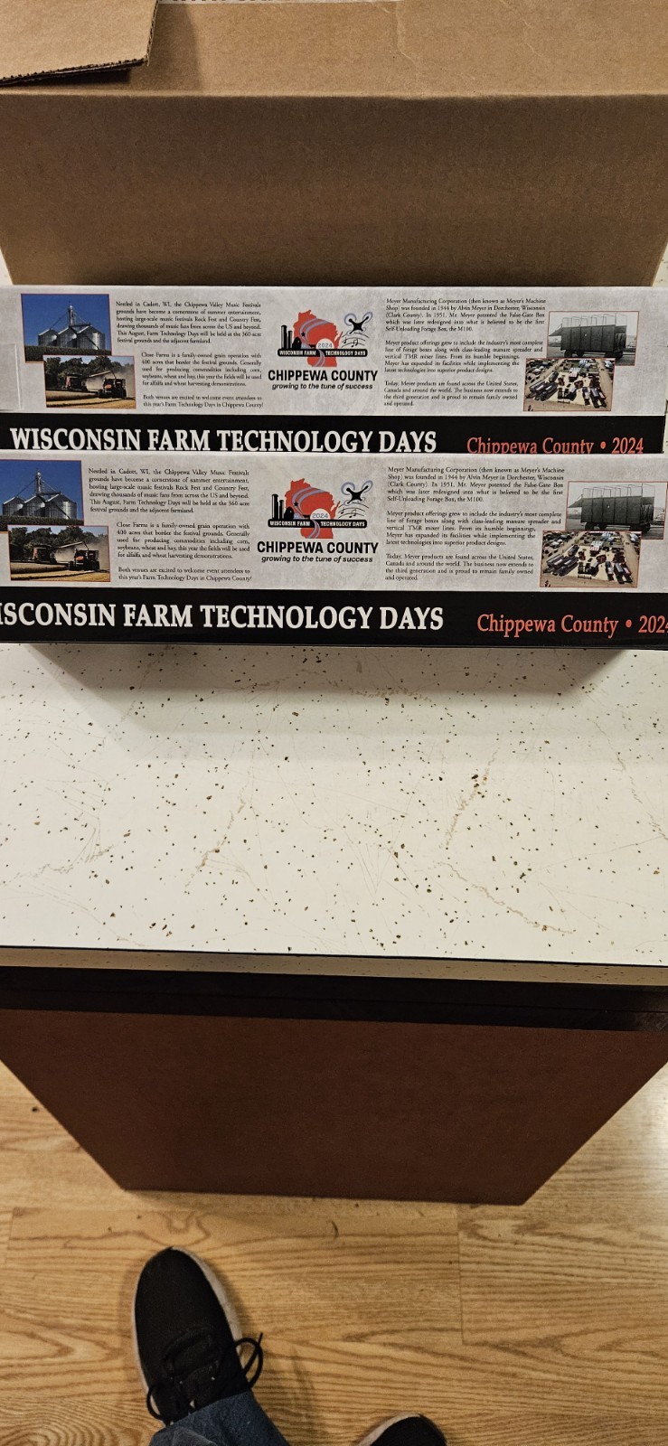 1/64 Wisconsin Farm Technology Days 2024 Meyer BOSS Forage Trucks (x2)