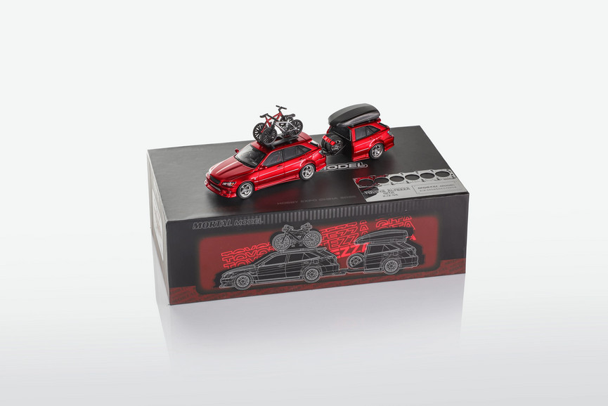 Mortal 1:64 Toyota ALTEZZA IS200 biting shark alloy car model ornaments