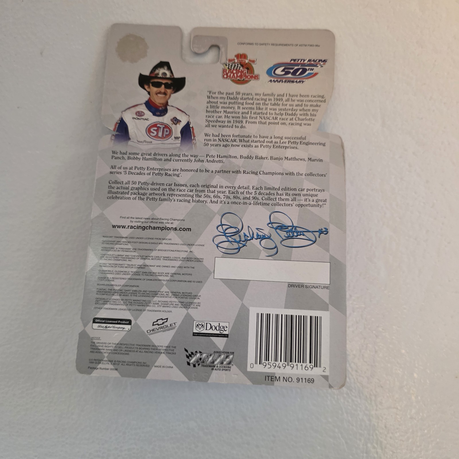 Richard Petty #43 Petty Racing 50th Anniversary 64 Belvedere 5 Decades of Racing