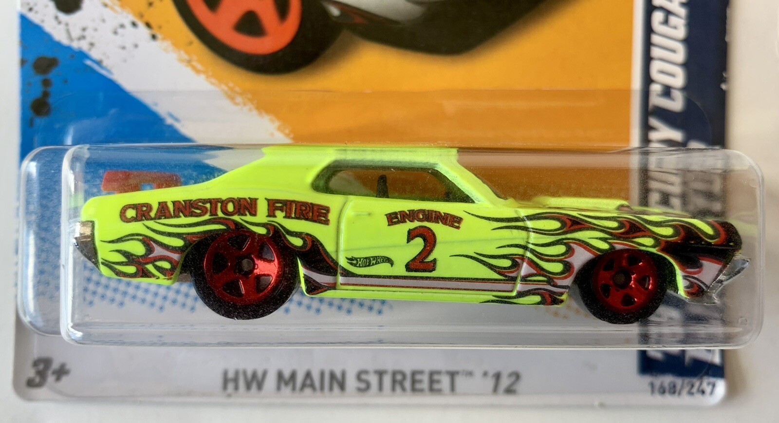 Hot Wheels 2012 KMART COLOR VARIATIONS ‘68 Mercury Cougar ‘69 Cougar Eliminator