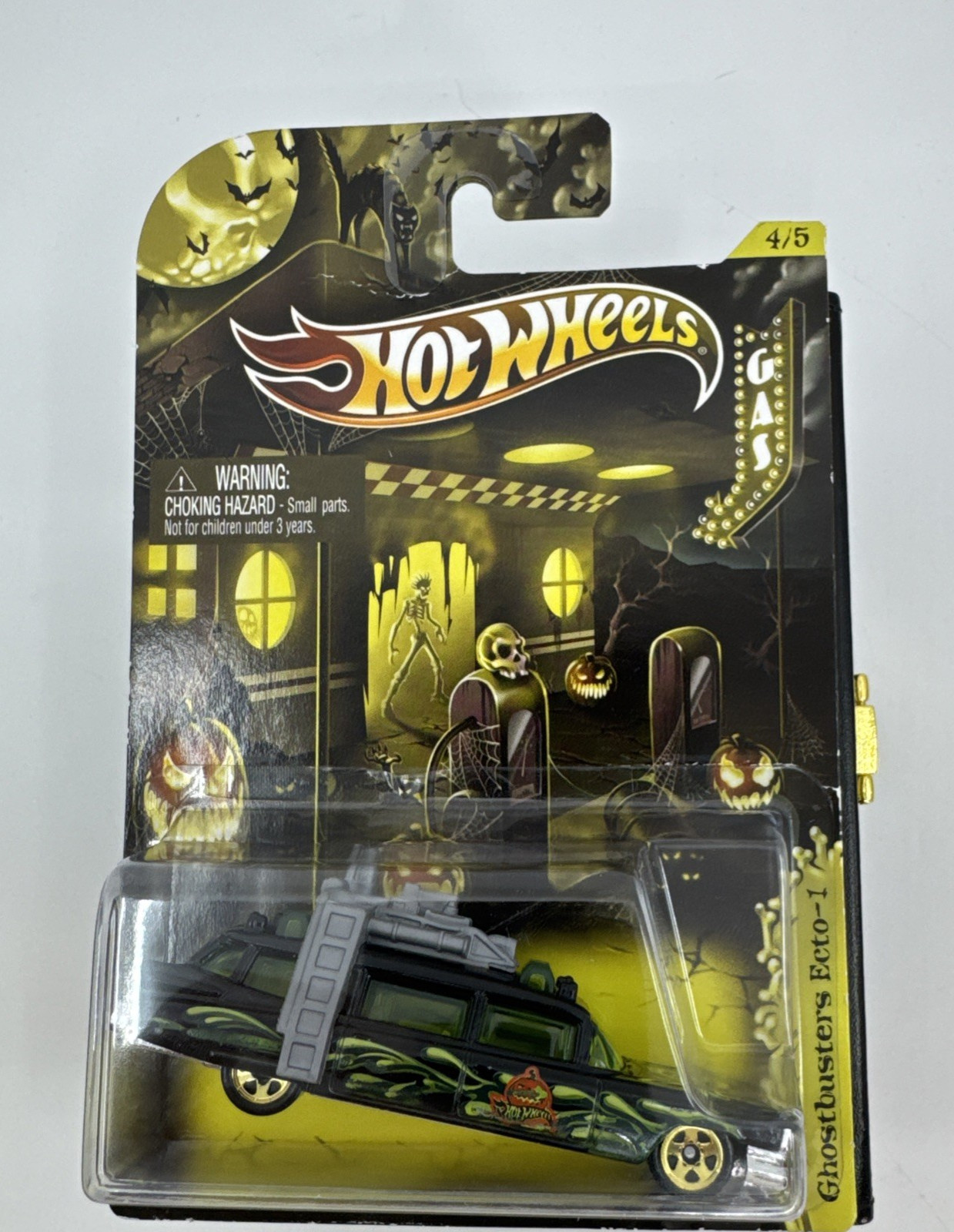 Hot Wheels Happy Halloween Complete Set 5/5 Kroger Exclusive Batmobile Ecto-1