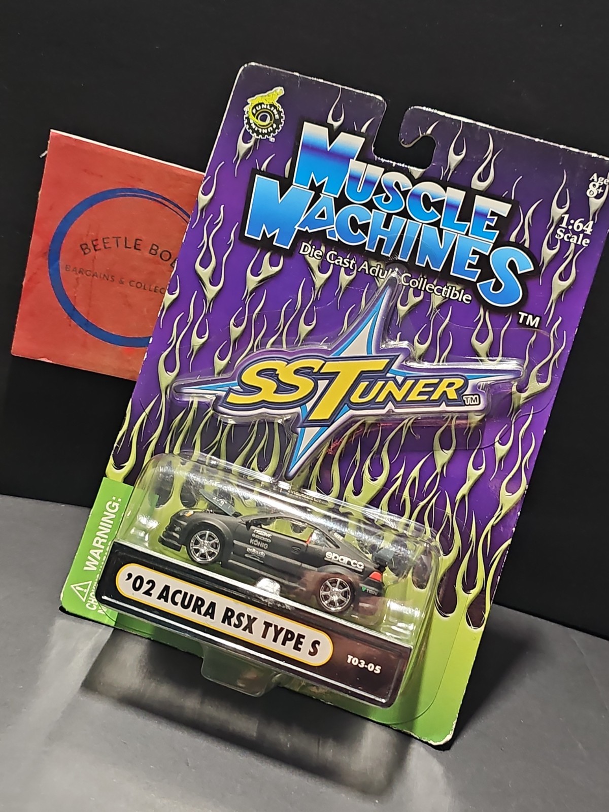 Vntg 2003 Muscle Machines SS Tuner 2002 Acura RSX Type S 1:64 Diecast Car NIP