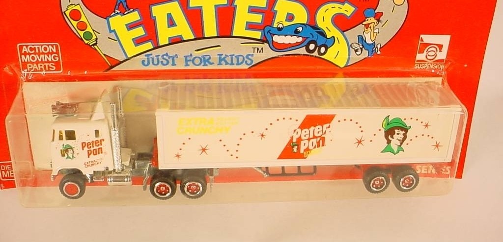 Majorette Road Eaters Series Peter Pan Peanut Butter Semi Truck 1:87 France