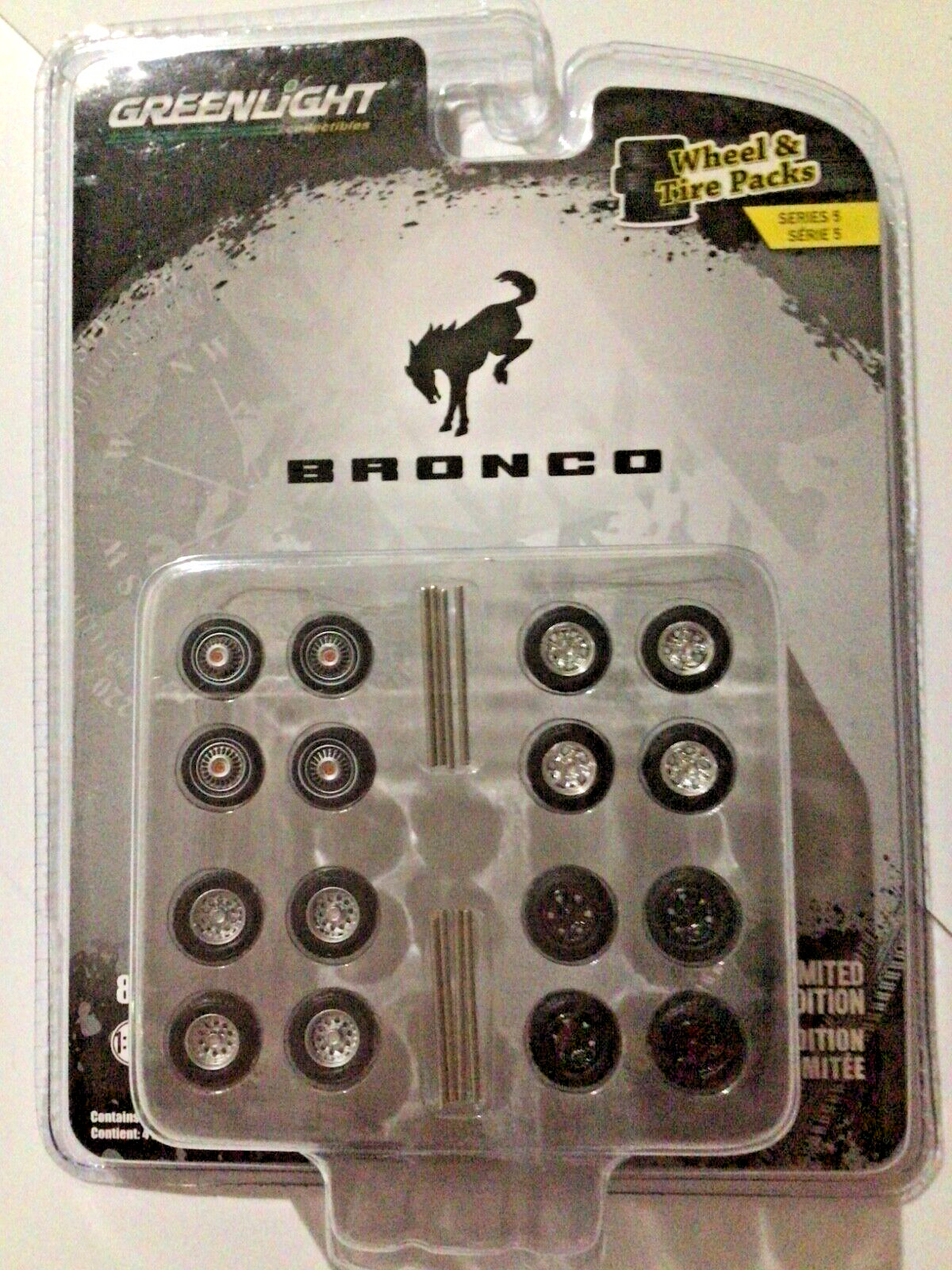 Grennlight FORD BRONCO Wheel and Tire Set for customs