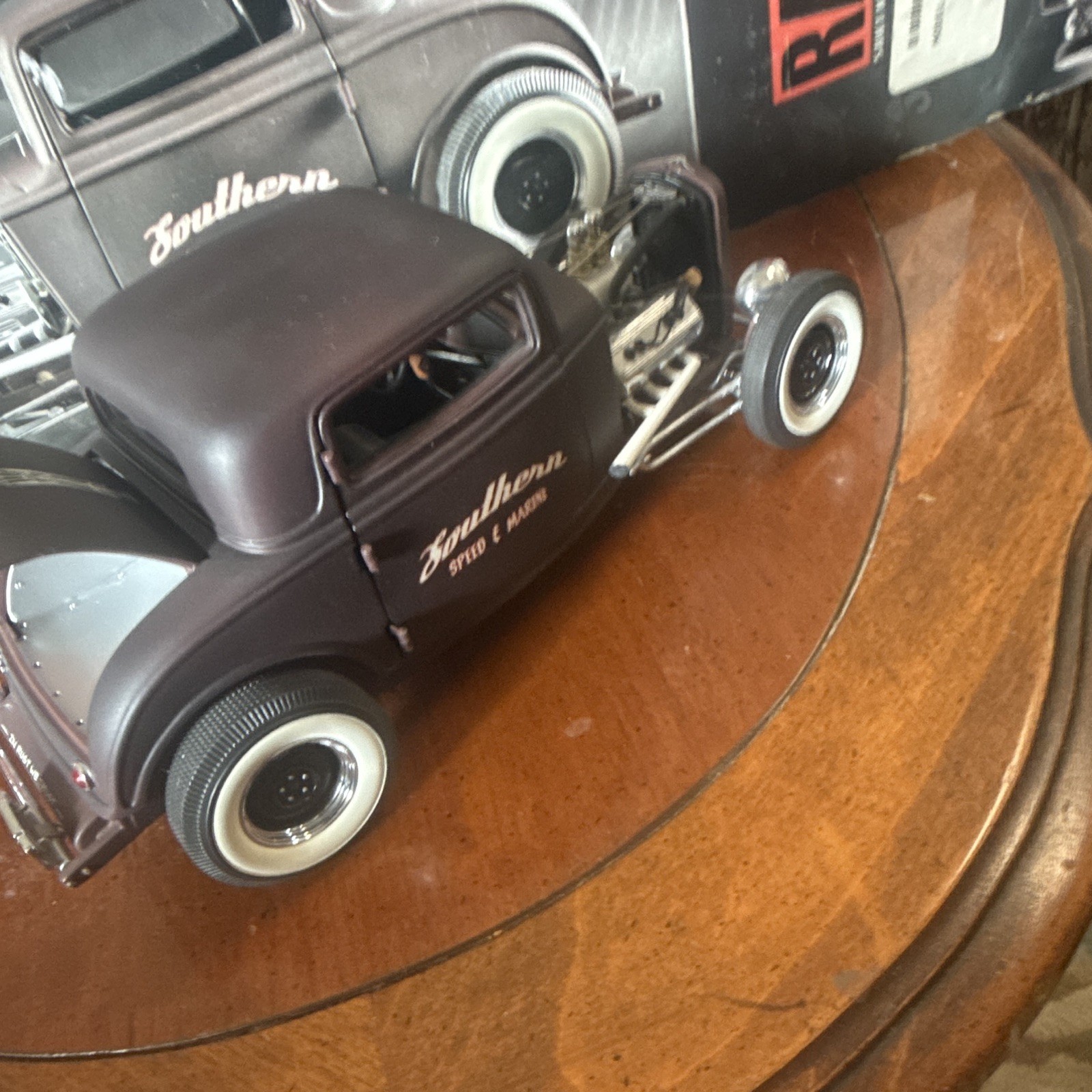 Jada Toys Rat Rod 1934 Ford 3-Window Coupe 1:24 Diecast Brown w/ Box