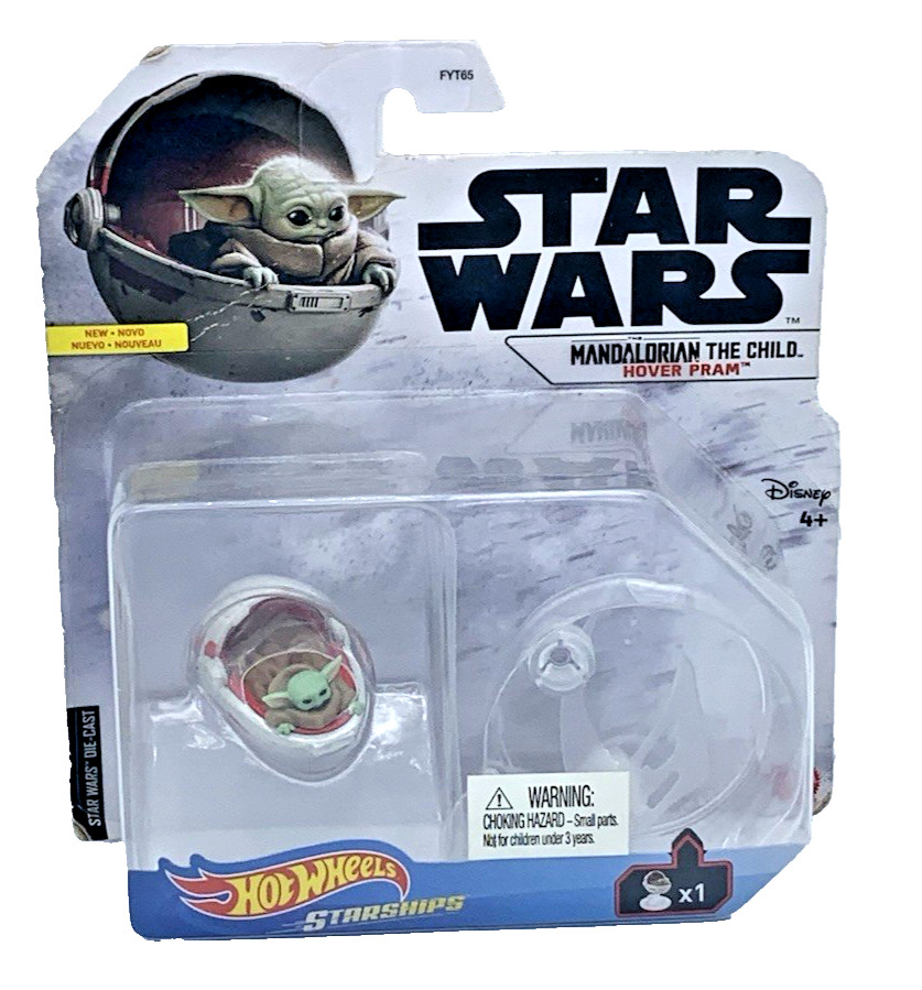 Hot Wheels Starships Star Wars Mandalorian The Child Hover Pram 2019 Brand New