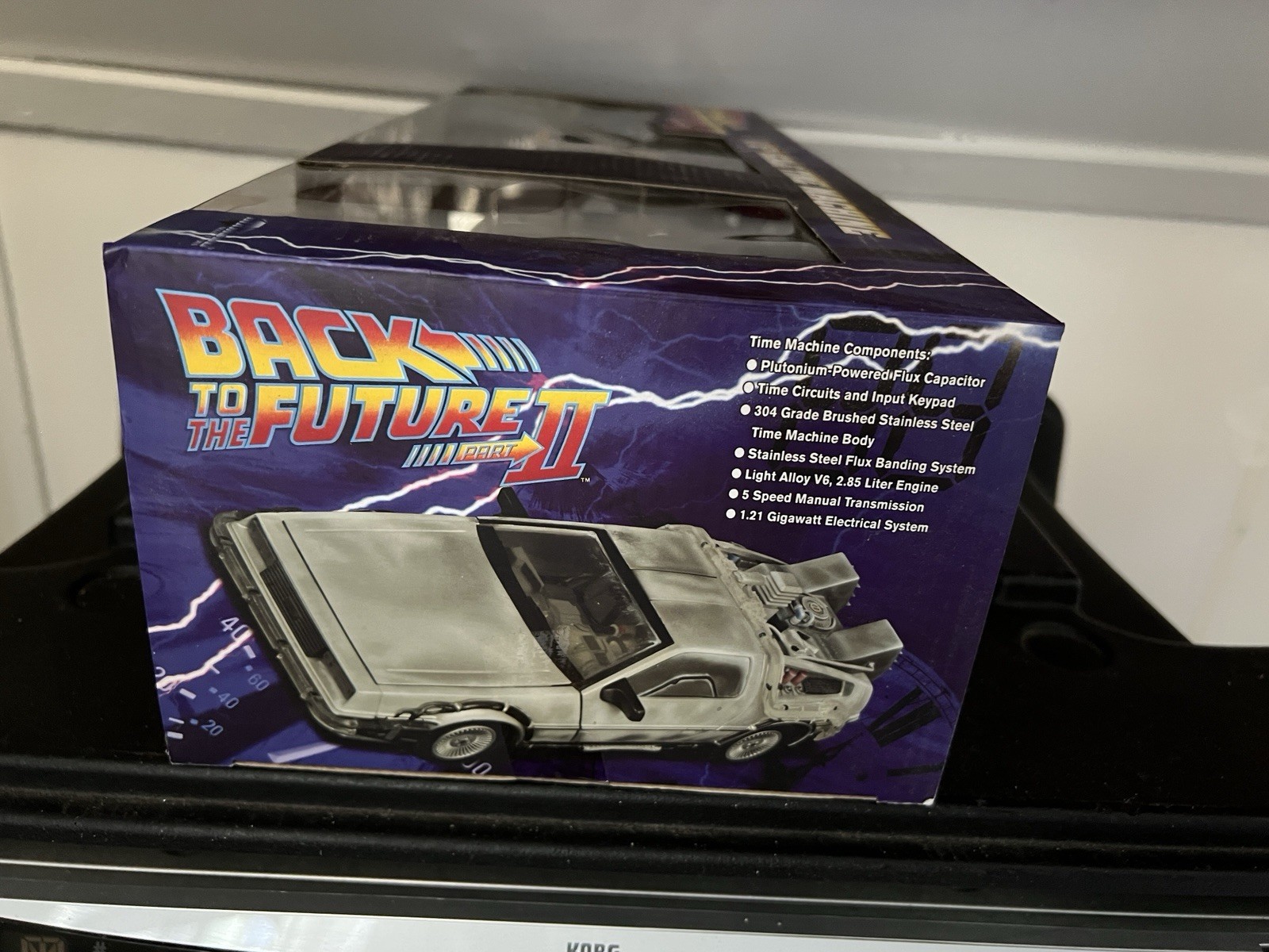 Back To The Future 2 1/15th Scale DeLorean Time Machine w/ Lights & Sounds