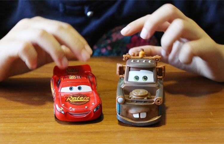 Disney Pixar Cars | New Lightning McQueen Toy Car 1:55 Die-cast Model Car Gift