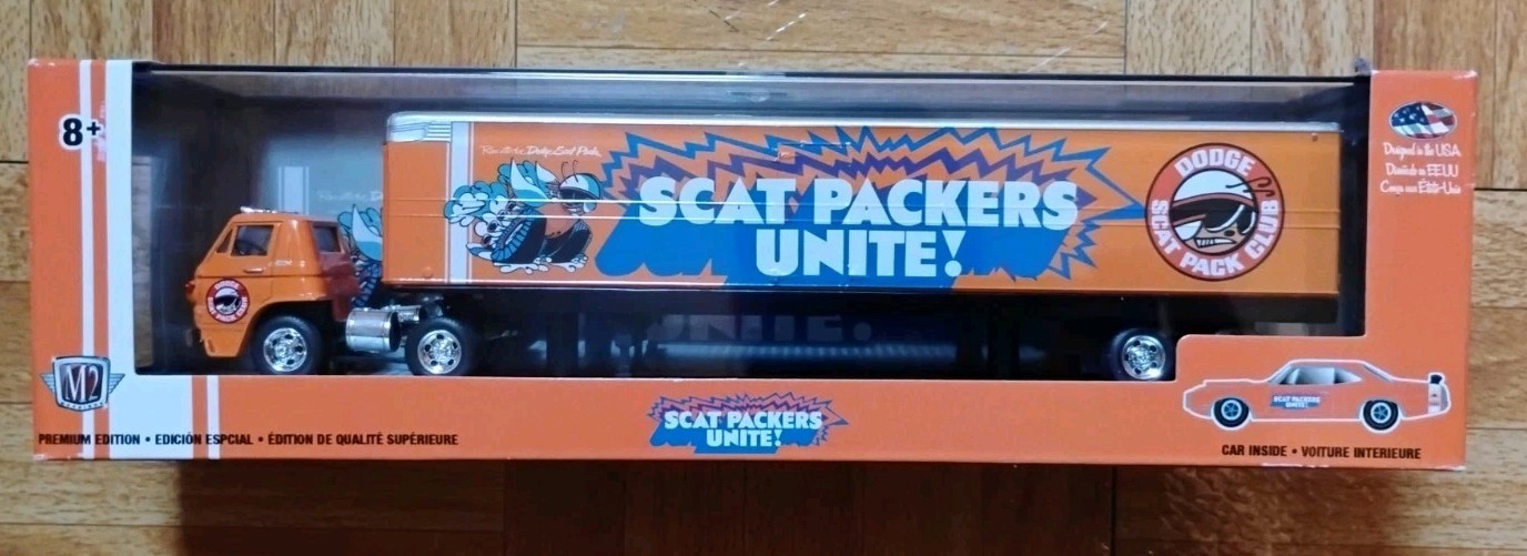 M2 Machines Scat Packers Unite Dodge Truck Hauler 1/64 Scale Diecast Walmart