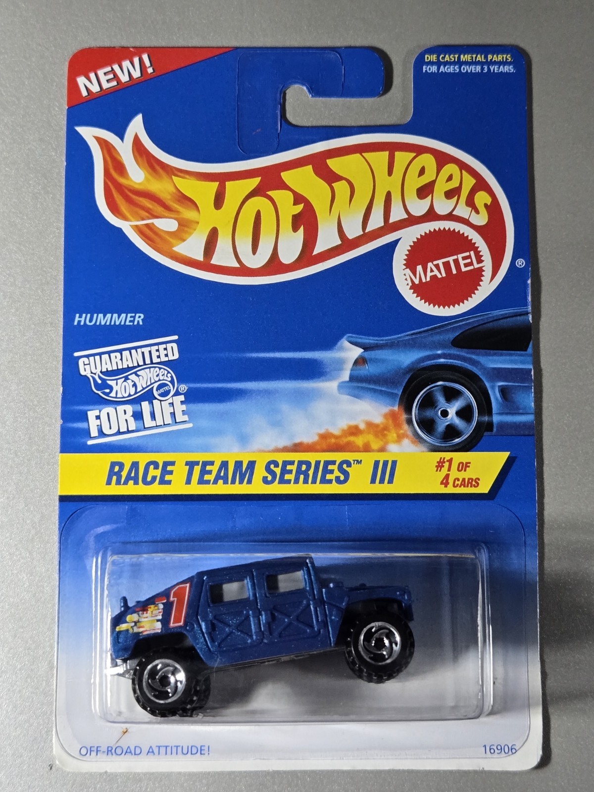 ​Hot Wheels 1997 Race Team Series III Complete Set of 4 Cars Vintage Sealed Blue