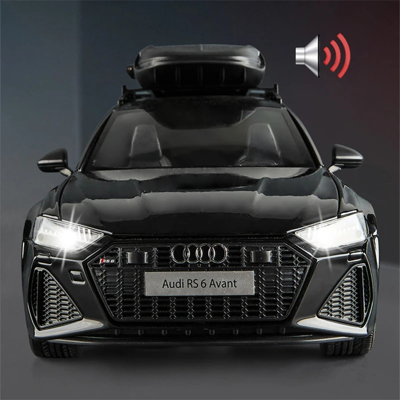 1:18Audi RS6 Avant Station Wagon Alloy Car Model Diecasts Metal Sports Car Vehi